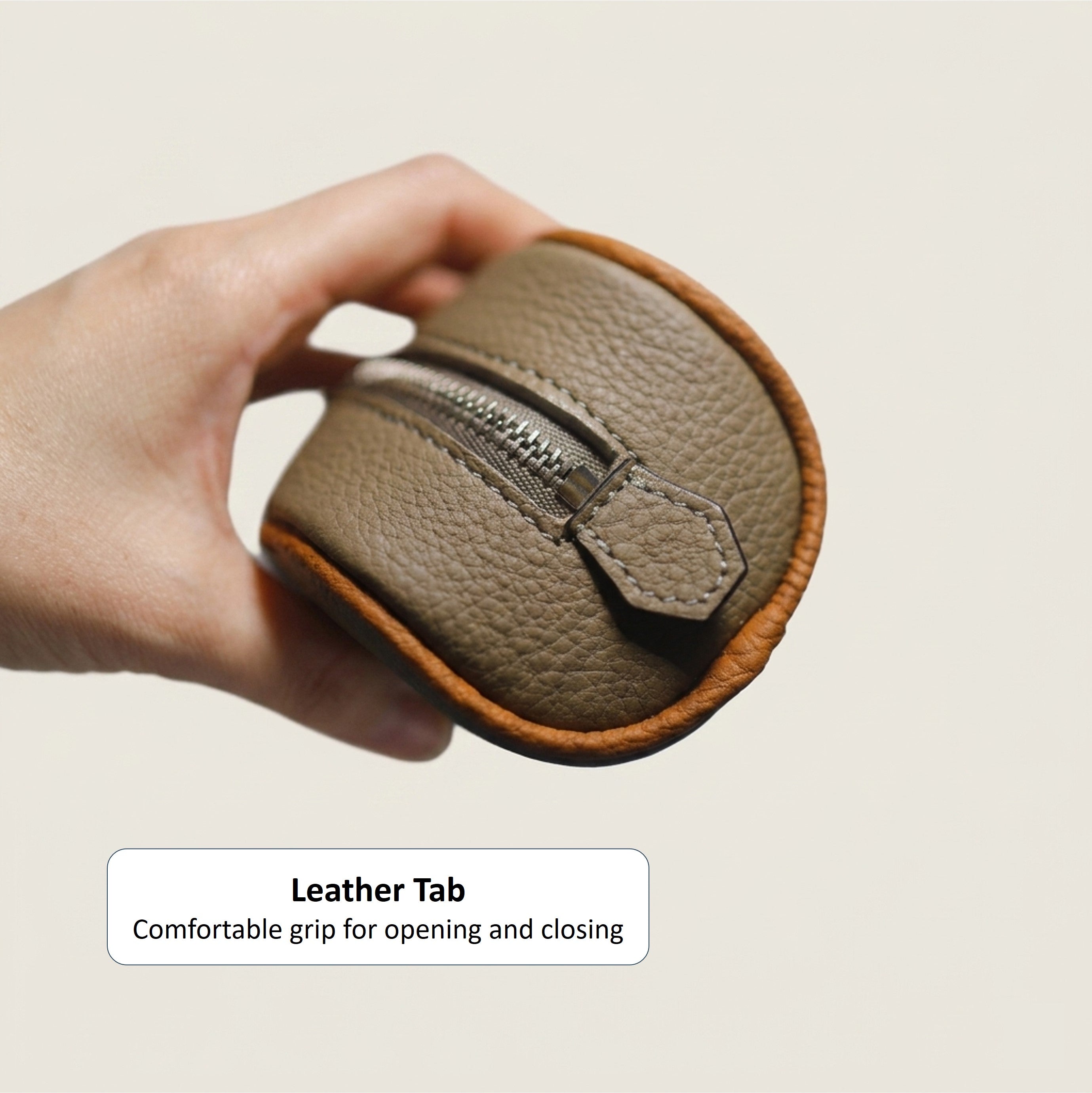 Perlinger Togo Leather Minimalist Pencil Case