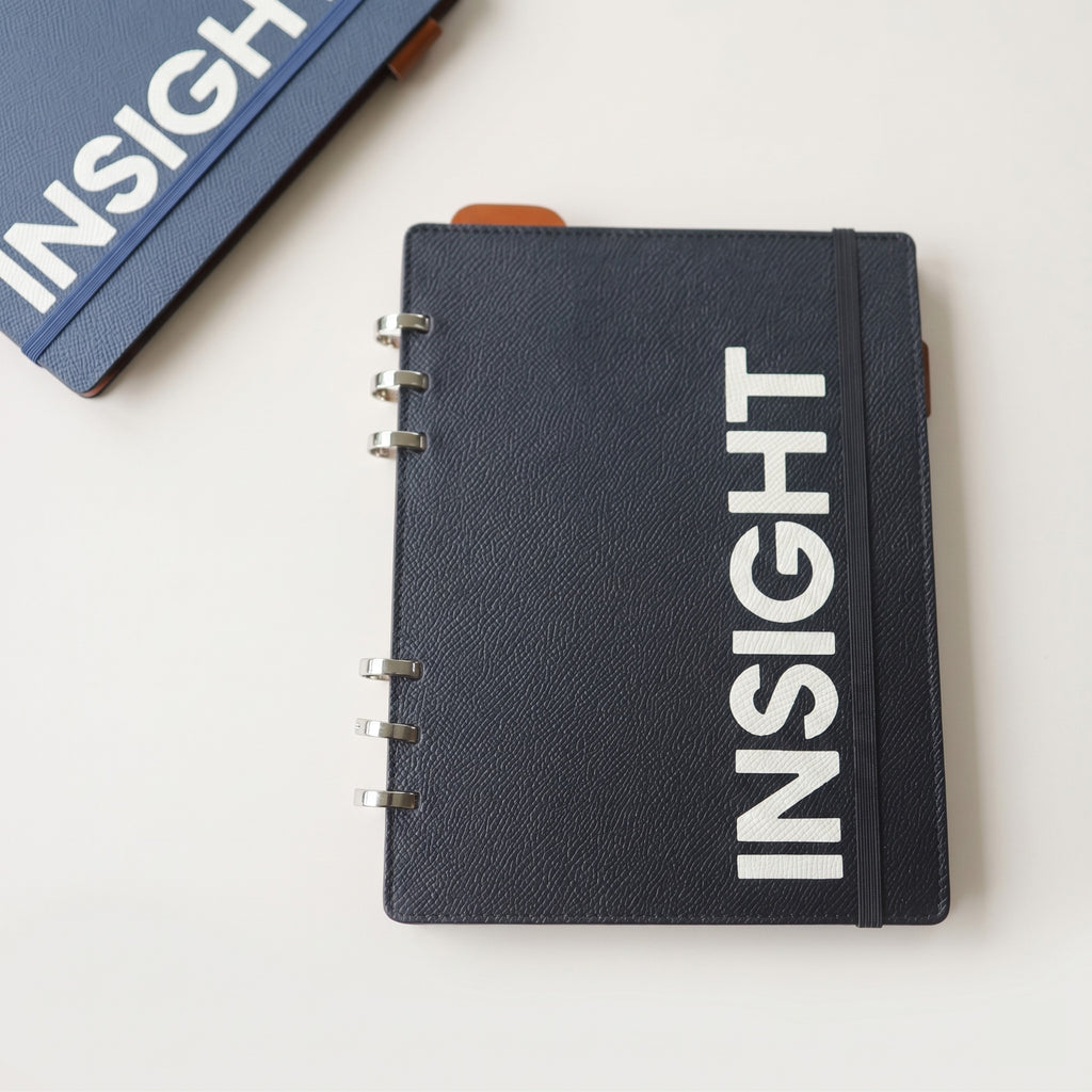 「INSIGHT」Edition A5 Smart Ring Binder in German Noblessa Leather