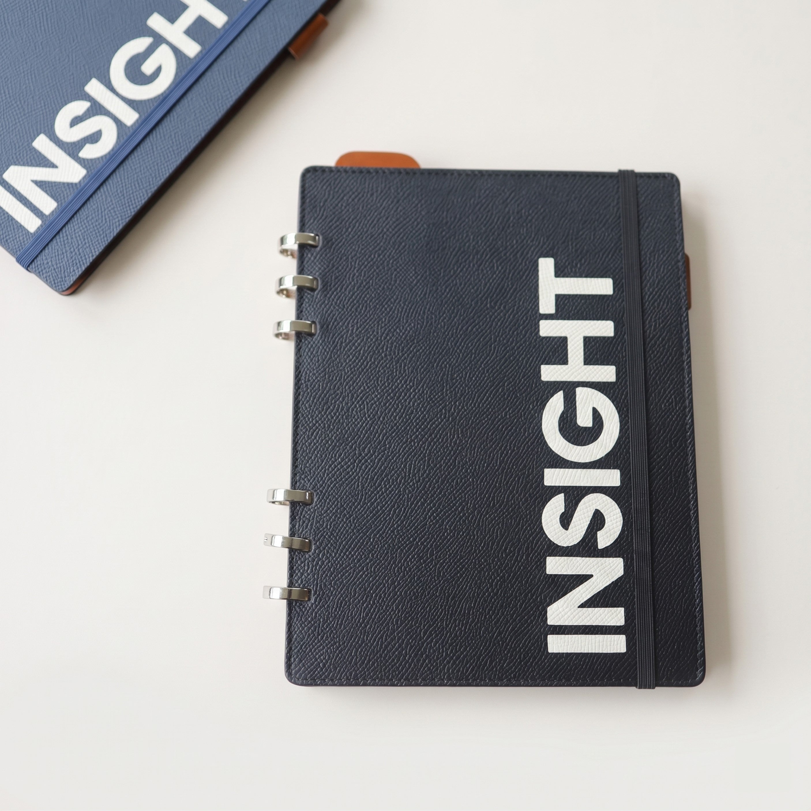 「INSIGHT」Edition A5 Smart Ring Binder in German Noblessa Leather