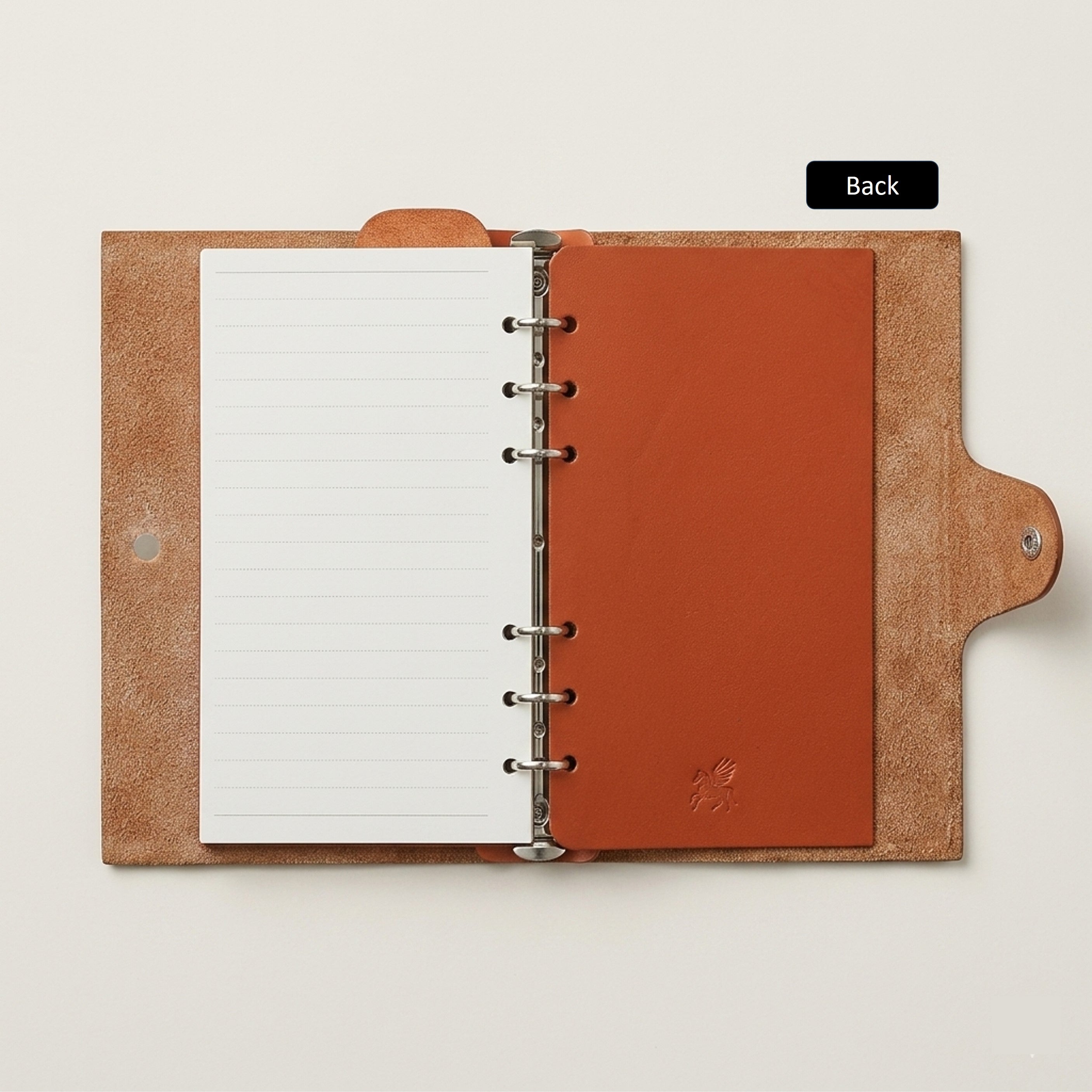 A6 Journal in German Togo Leather