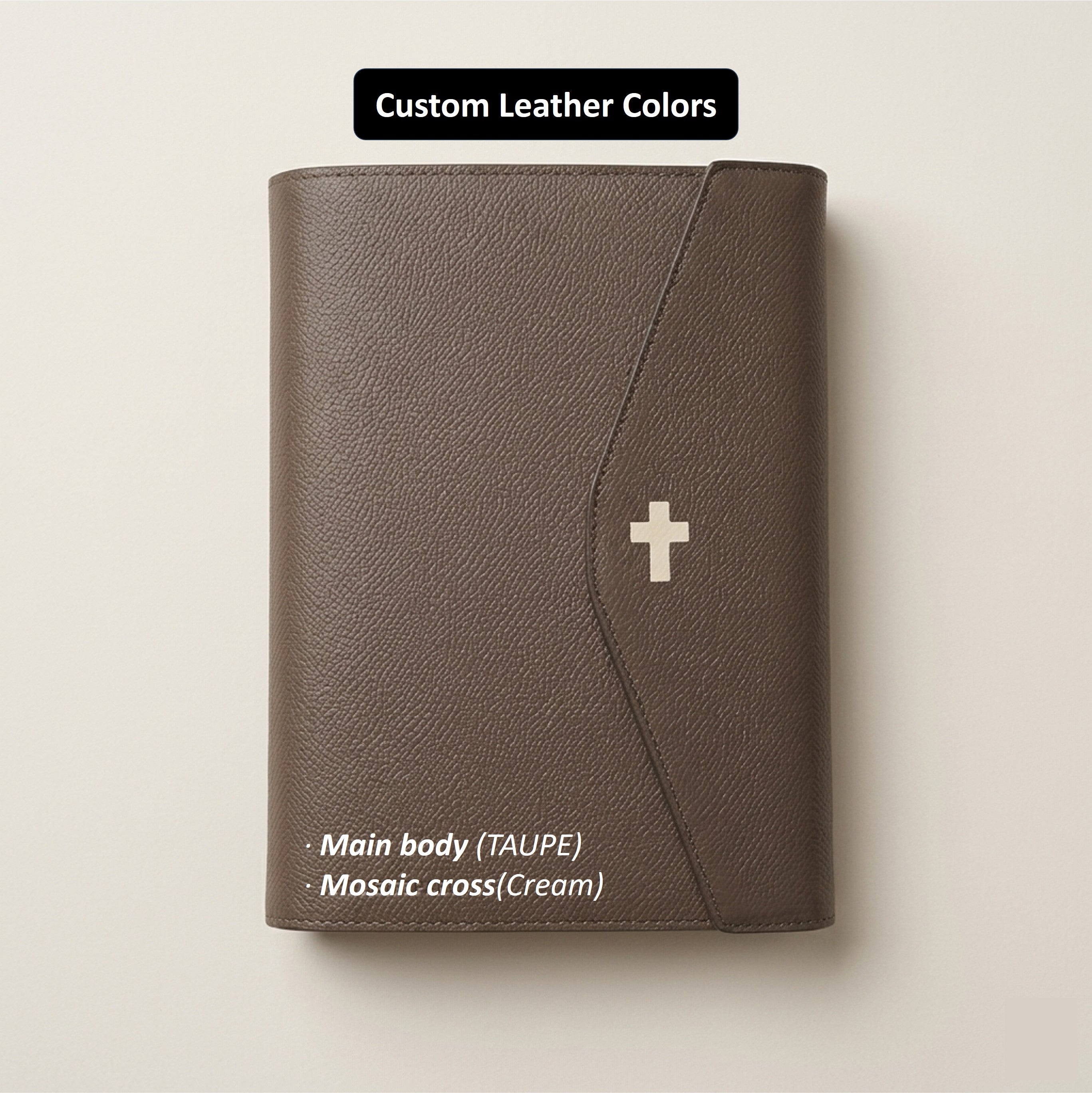 Magnetic Leather Bible Cover - German Noblessa Leather