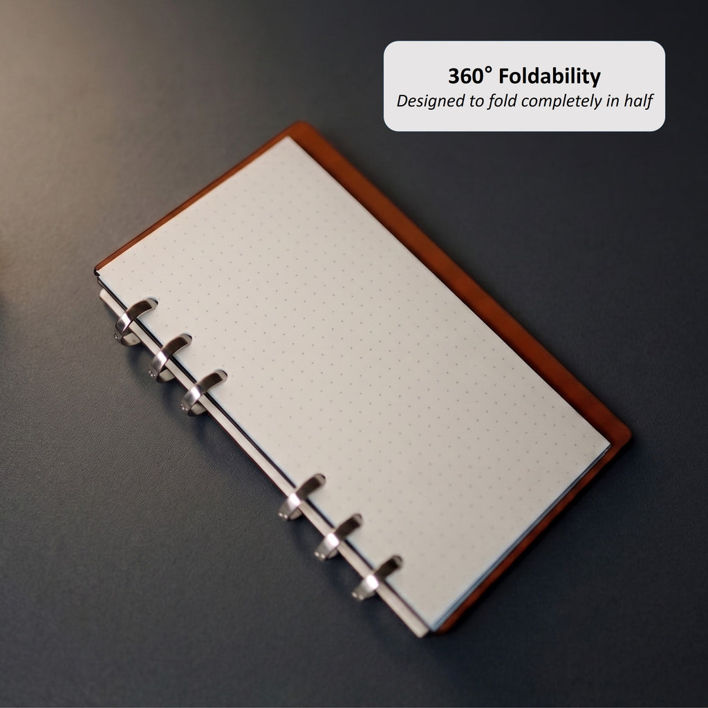 A7 Smart Ring Binder in German Noblessa Leather