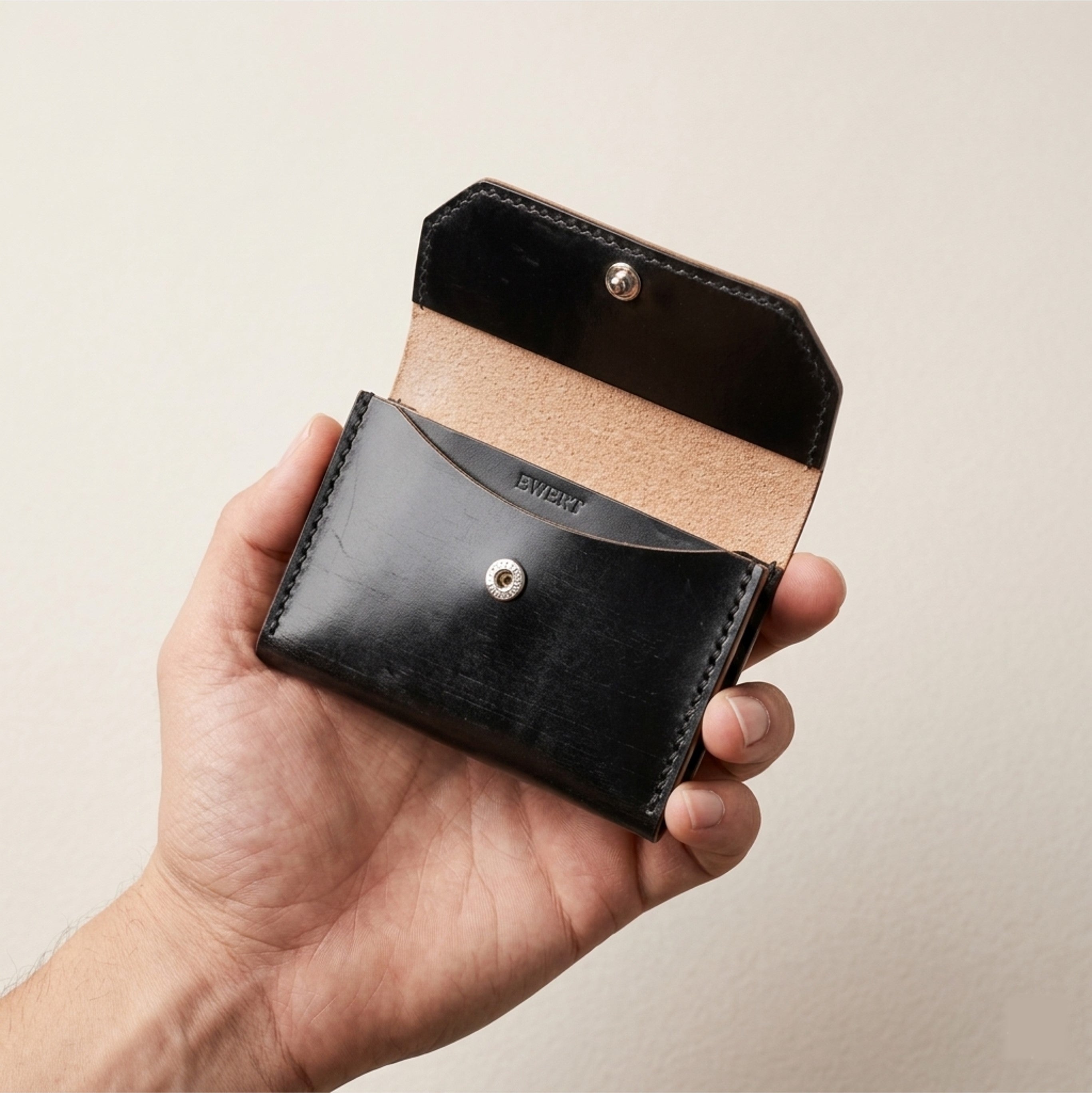Morgan Business Card Wallet in English Bridle Leather