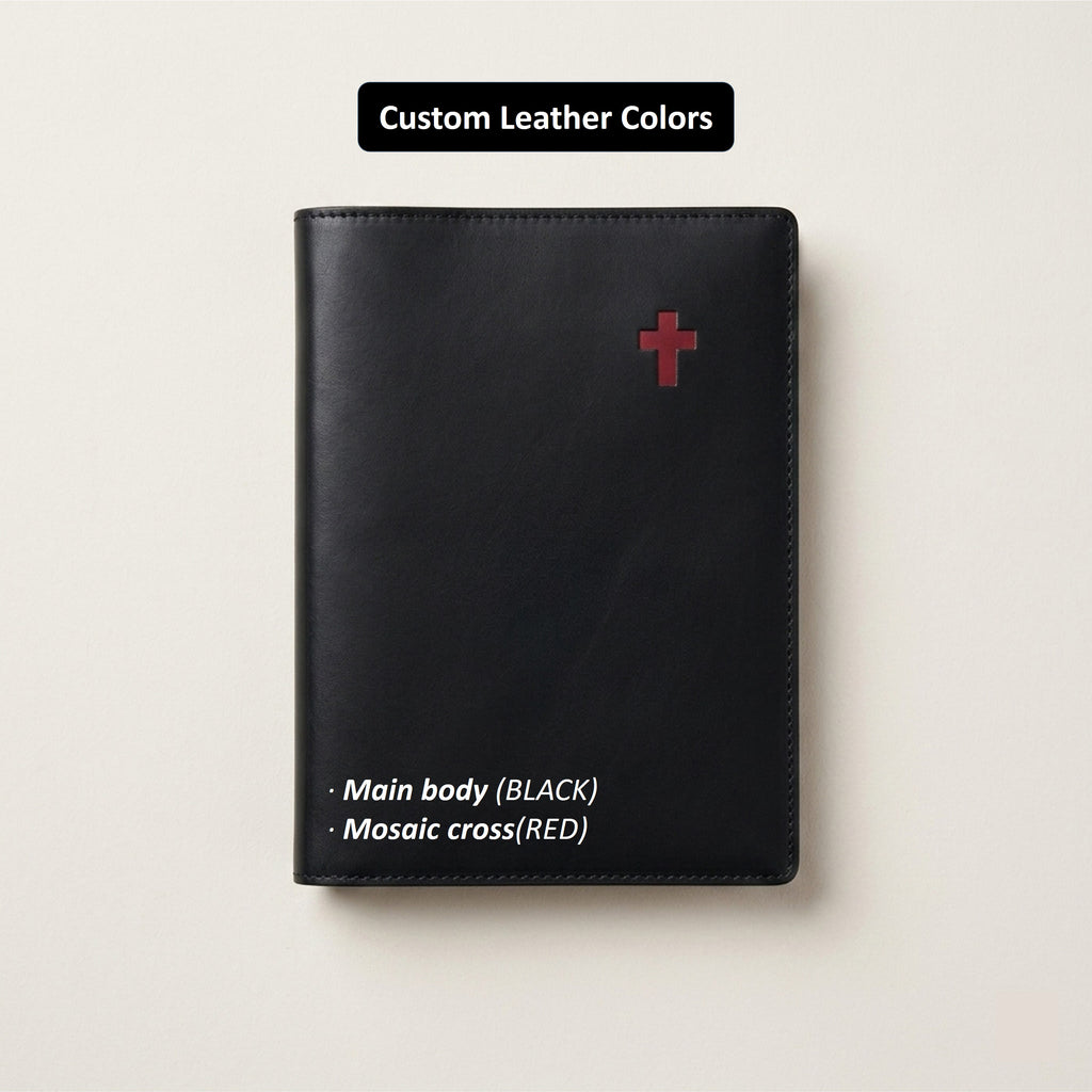 Minimalist Standard Leather Bible Cover - Italian Walpier Vacchetta
