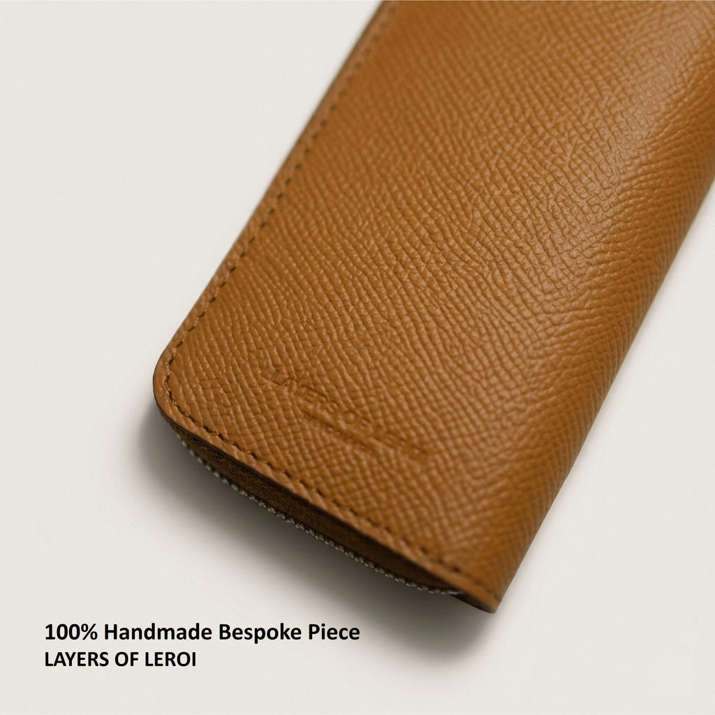 Perlinger Noblessa Leather Double Pen Case