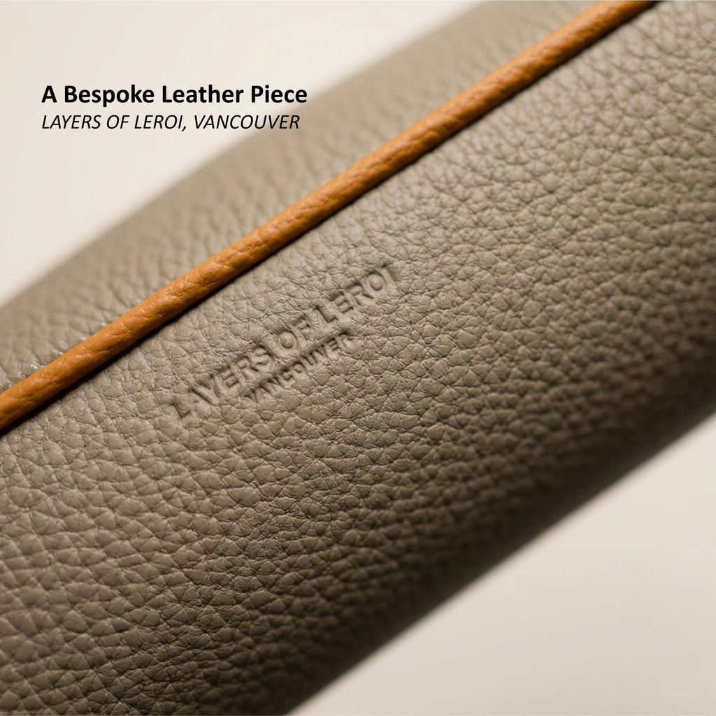 Perlinger Togo Leather Minimalist Pencil Case