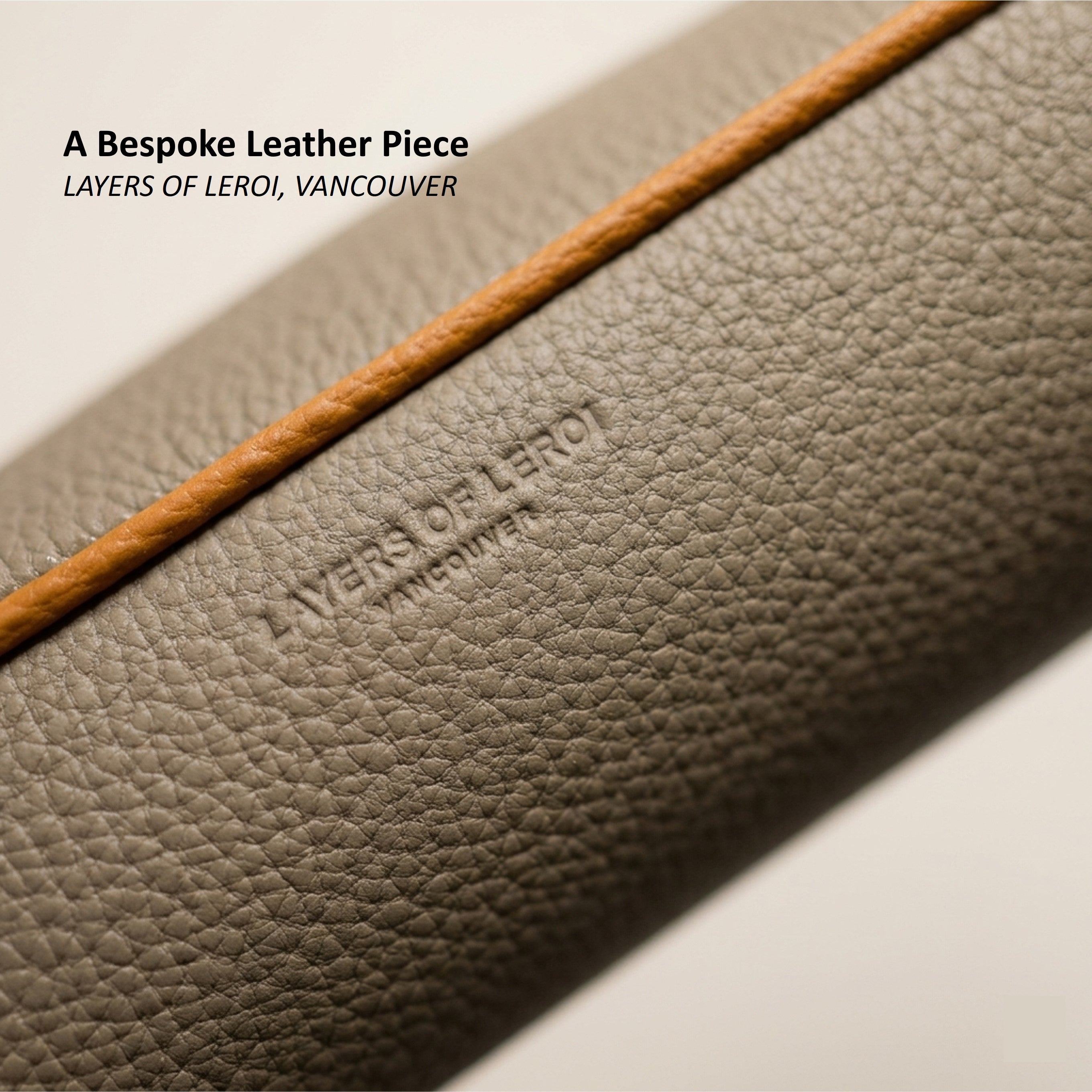 Perlinger Togo Leather Minimalist Pencil Case