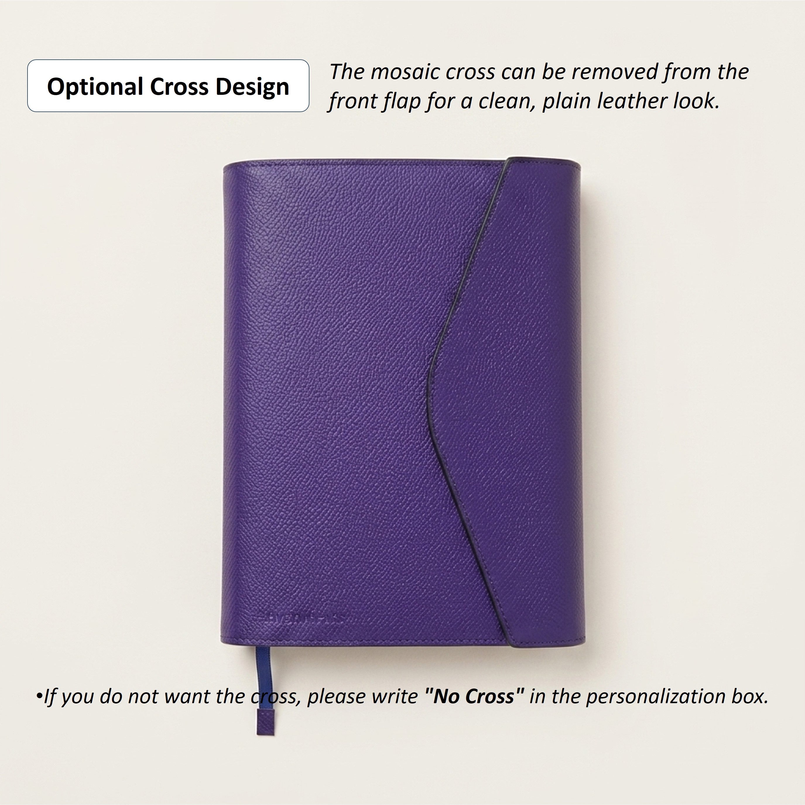 Magnetic Leather Bible Cover - German Noblessa Leather