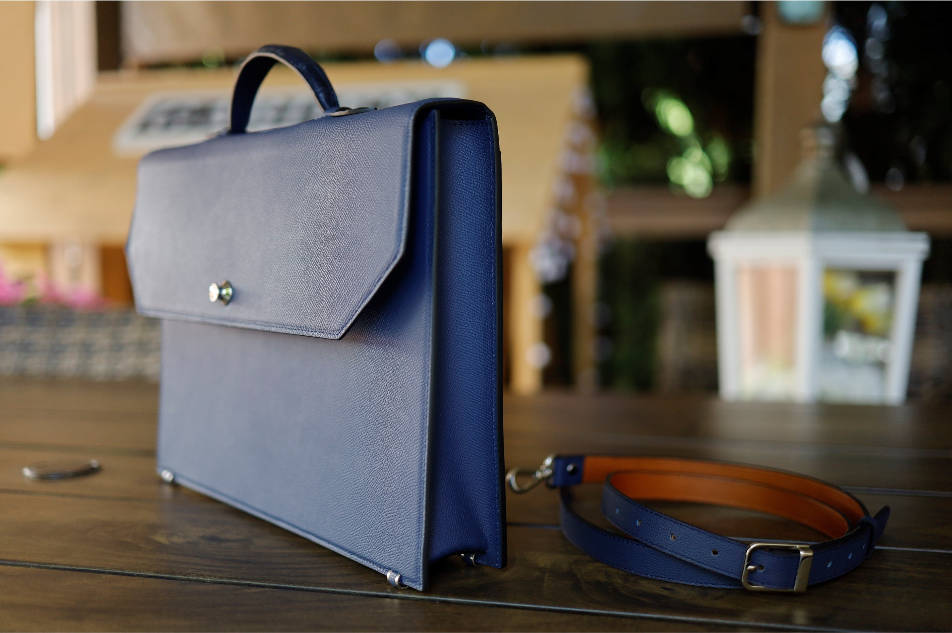 California with leather strap (Epsom Leather)