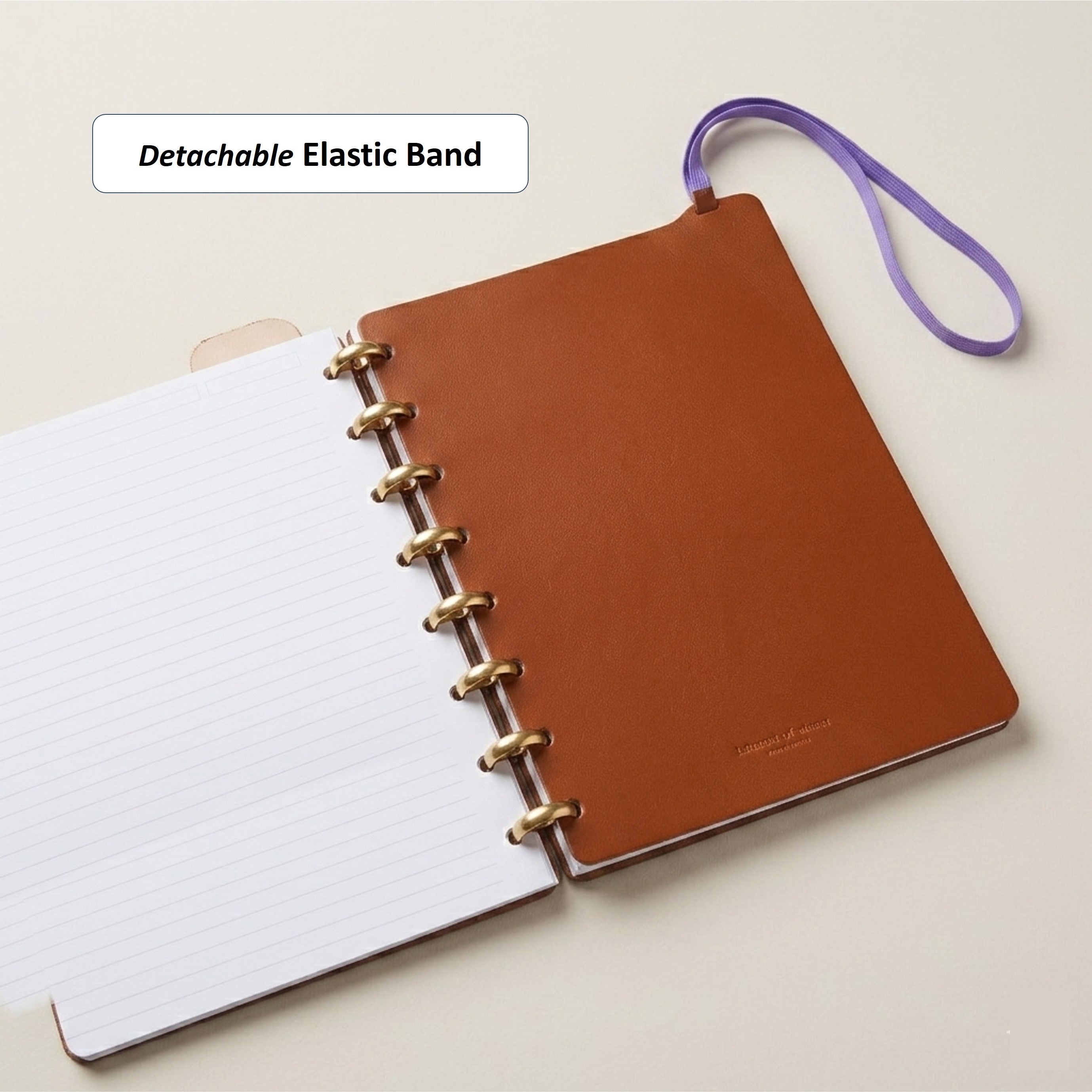 Pocket Discbound Planner in German Noblessa Leather