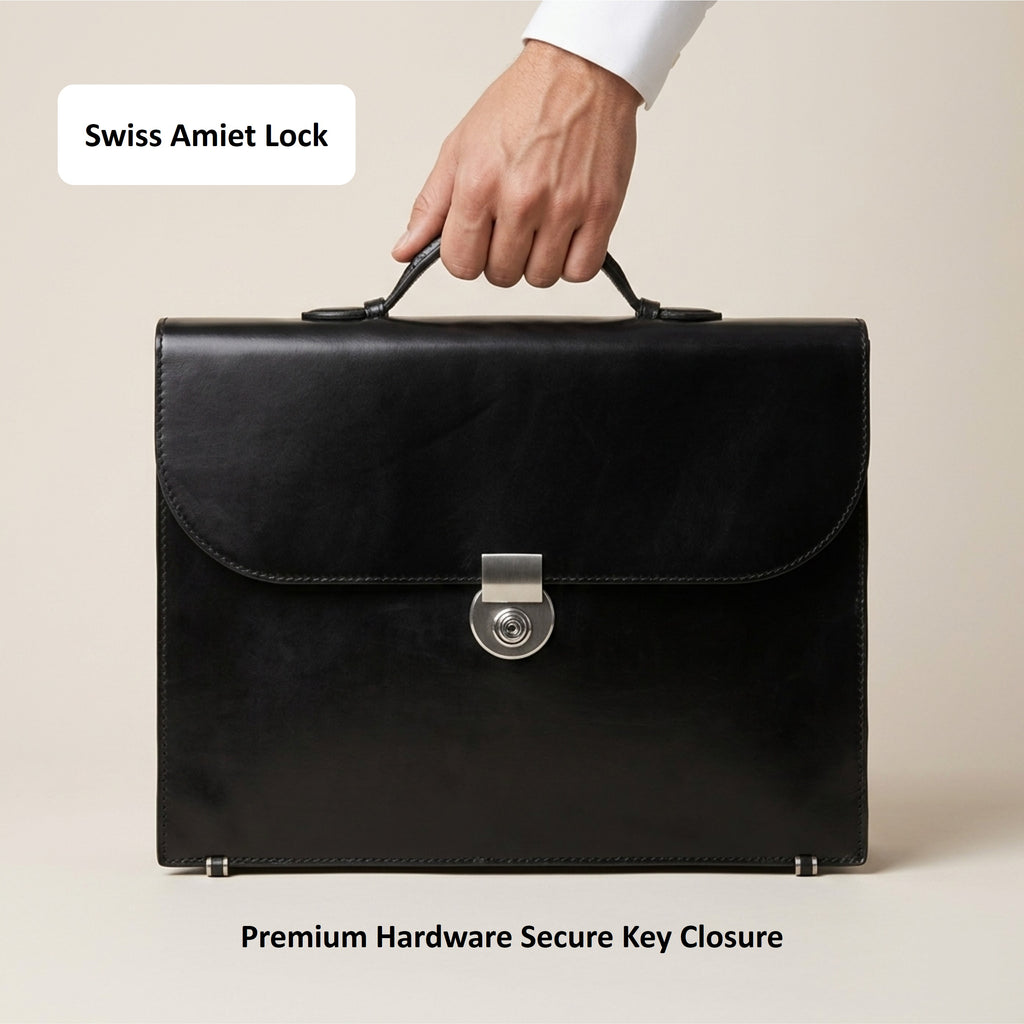 The Legacy: Bespoke Bridle Leather Briefcase