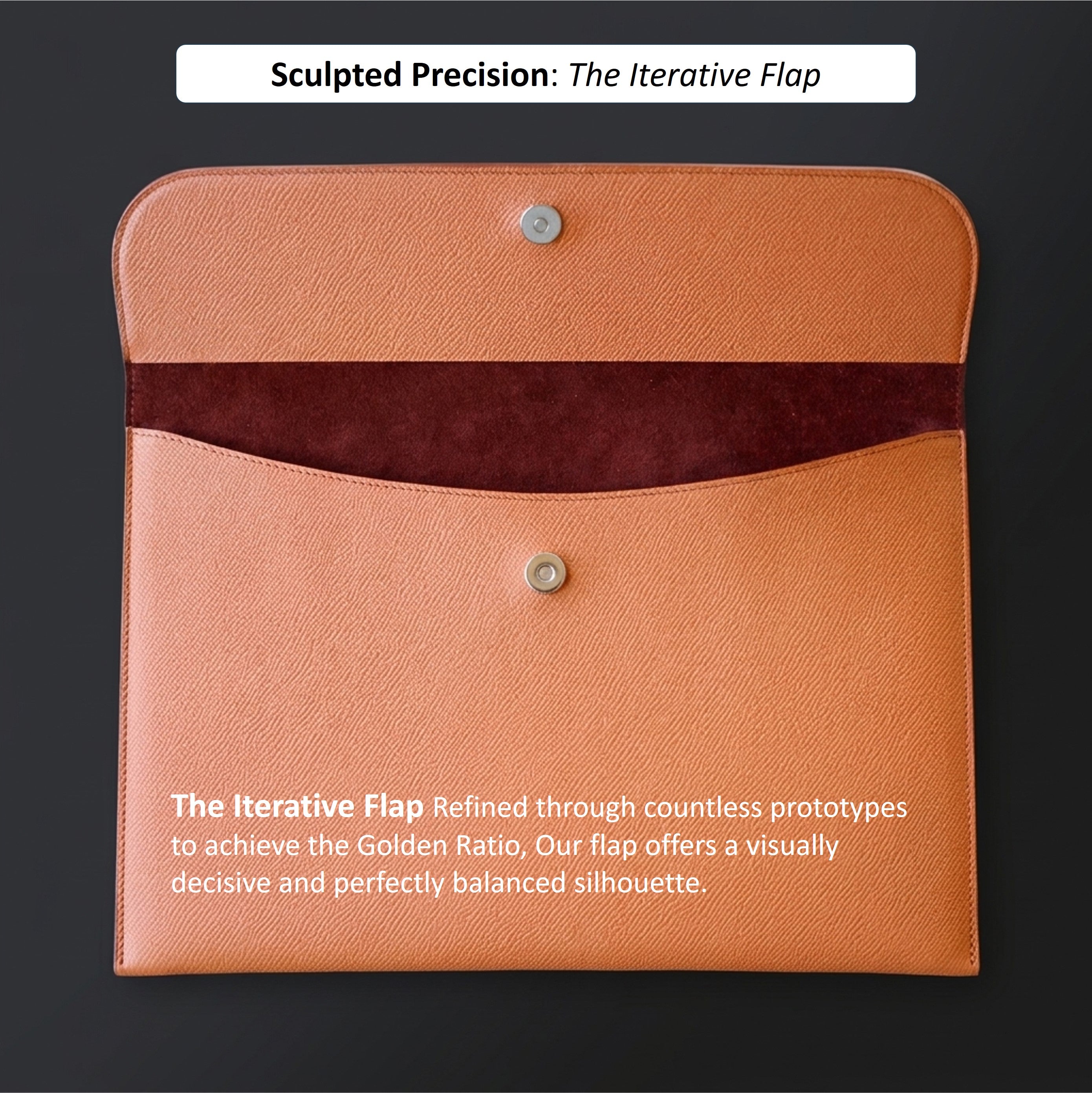THE PENTAS: German Noblessa Leather Flap Sleeve for iPad
