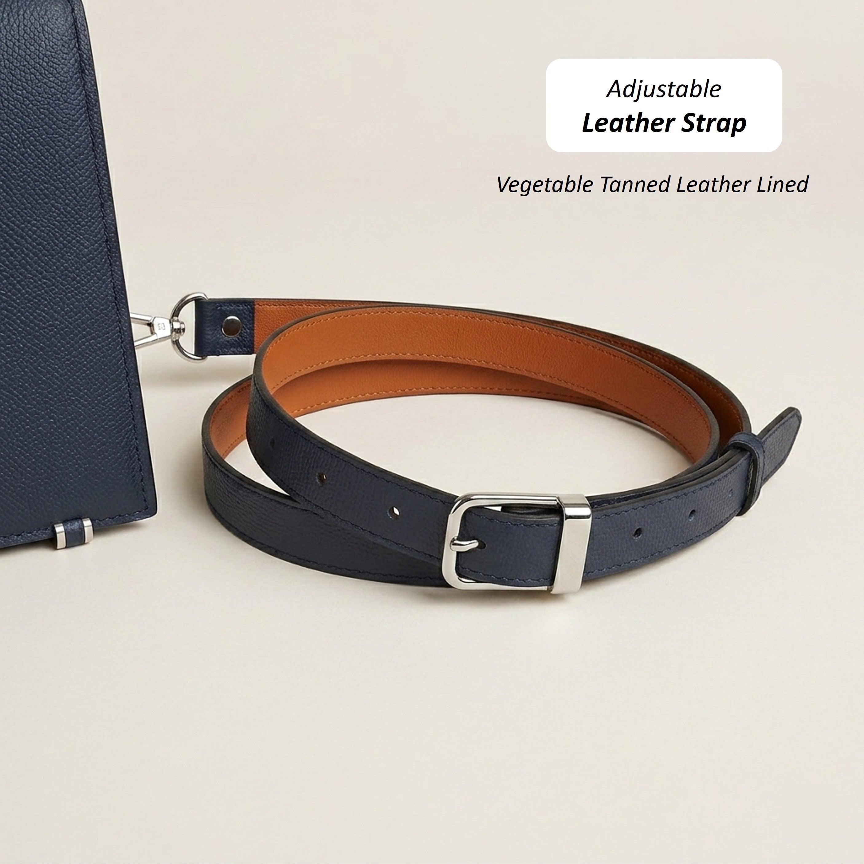 The Origin: Bespoke Noblessa Leather Briefcase with Strap