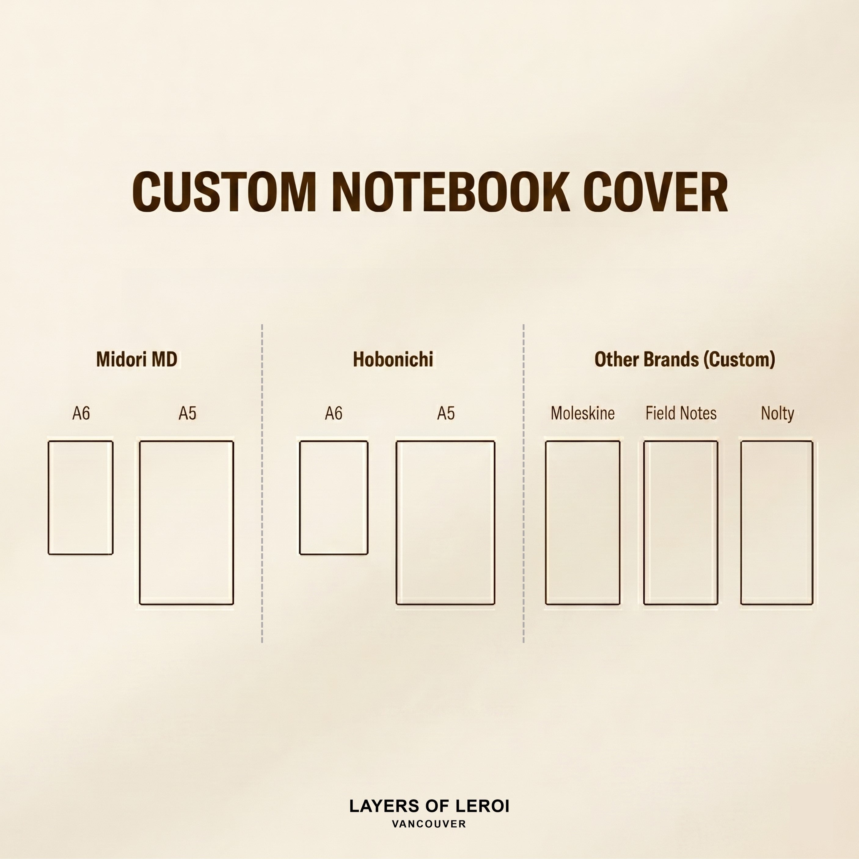 Custom Notebook Cover「SIGNATURE Edition」in Noblessa Leather