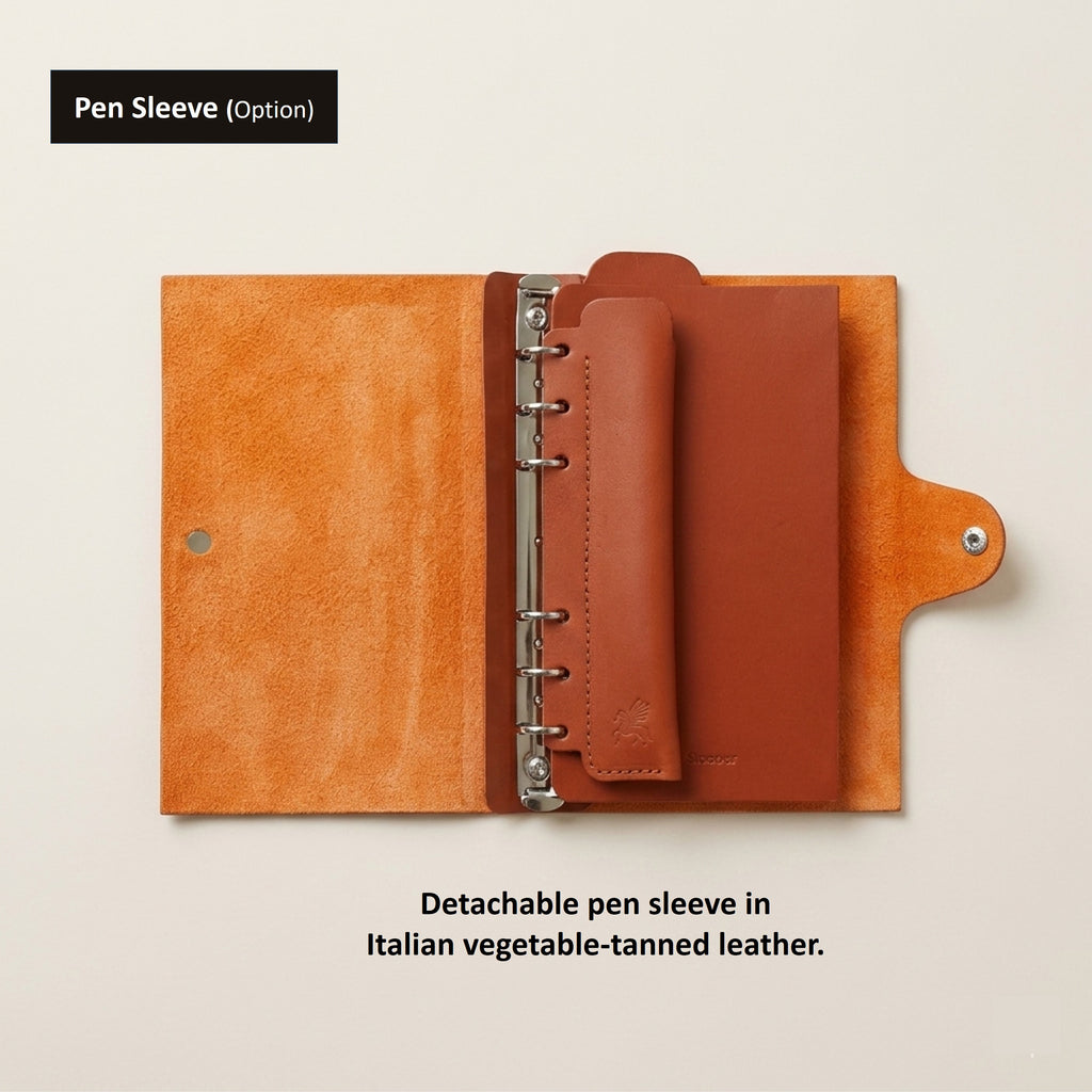 A6 Journal in German Togo Leather