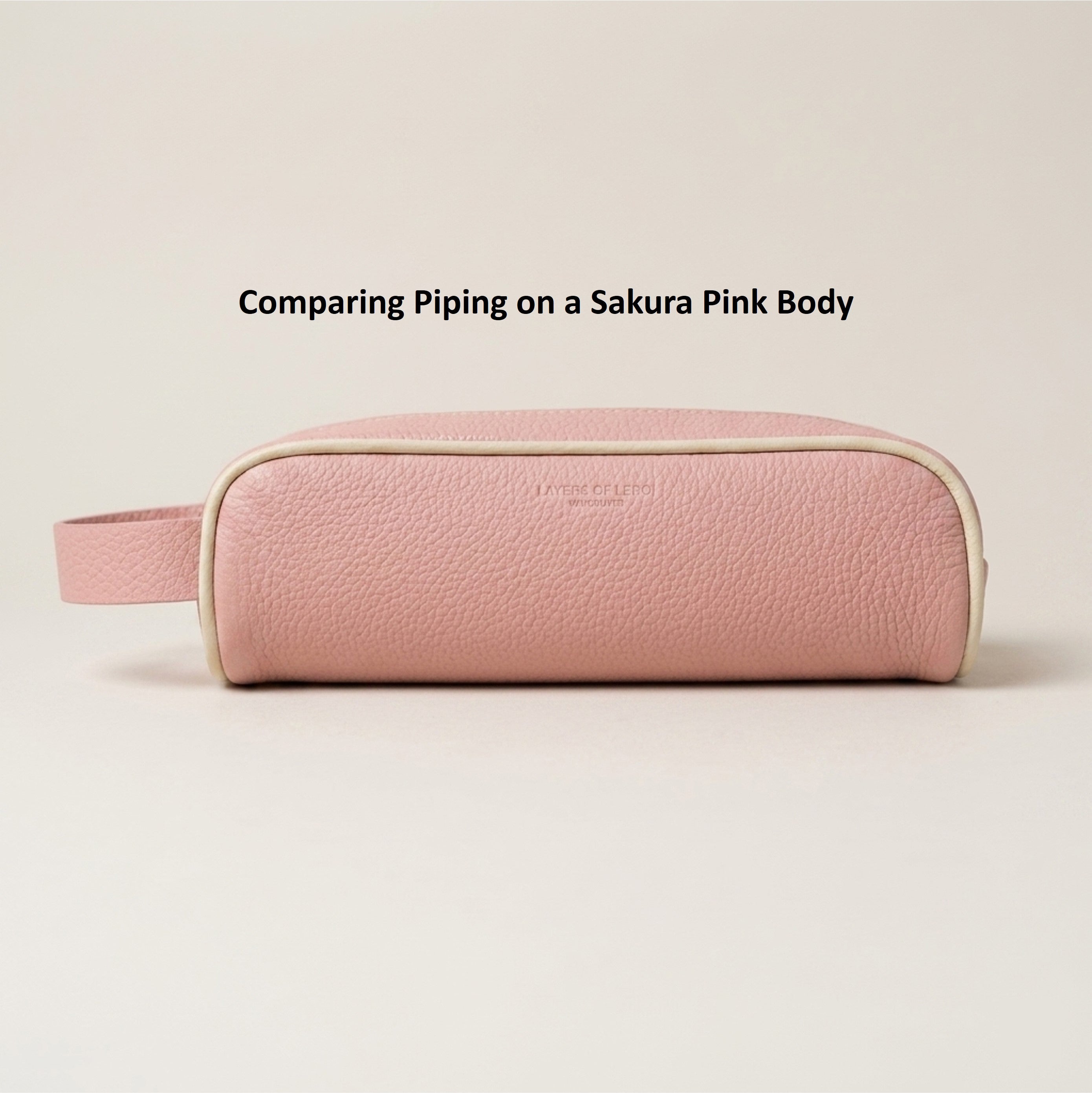 Perlinger Togo Leather Minimalist Pencil Case