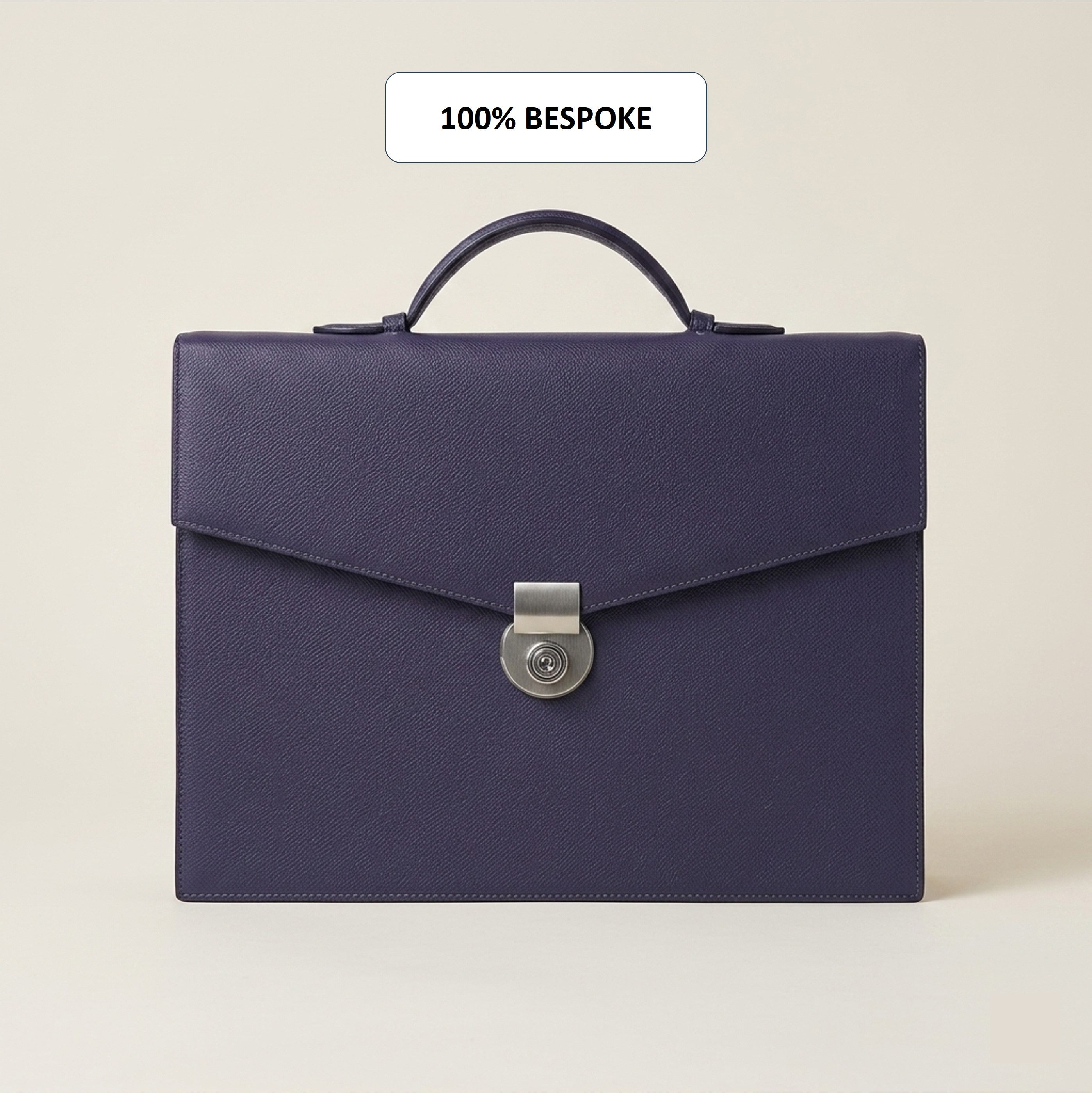 The Vertex: Bespoke Noblessa Leather Briefcase