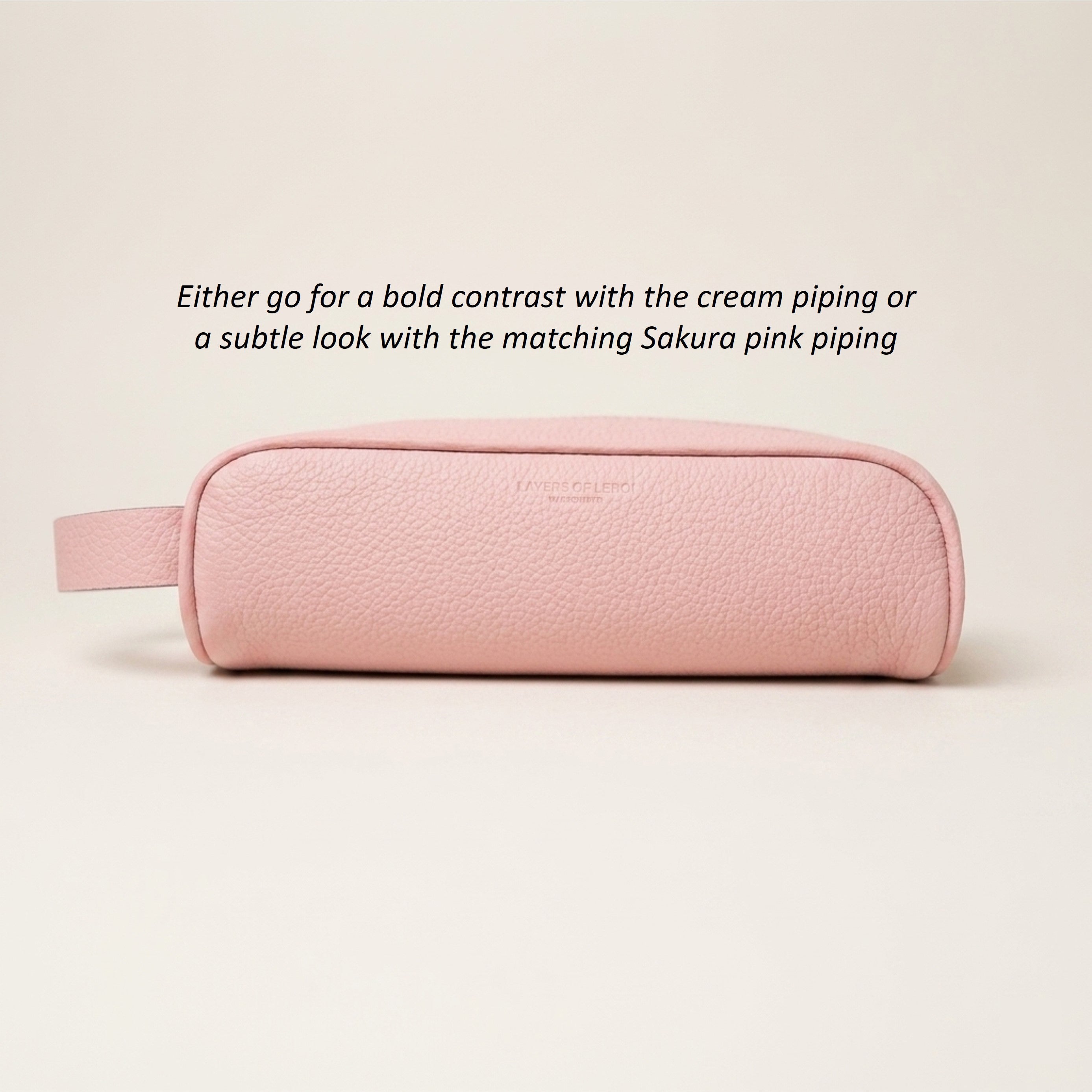 Perlinger Togo Leather Minimalist Pencil Case