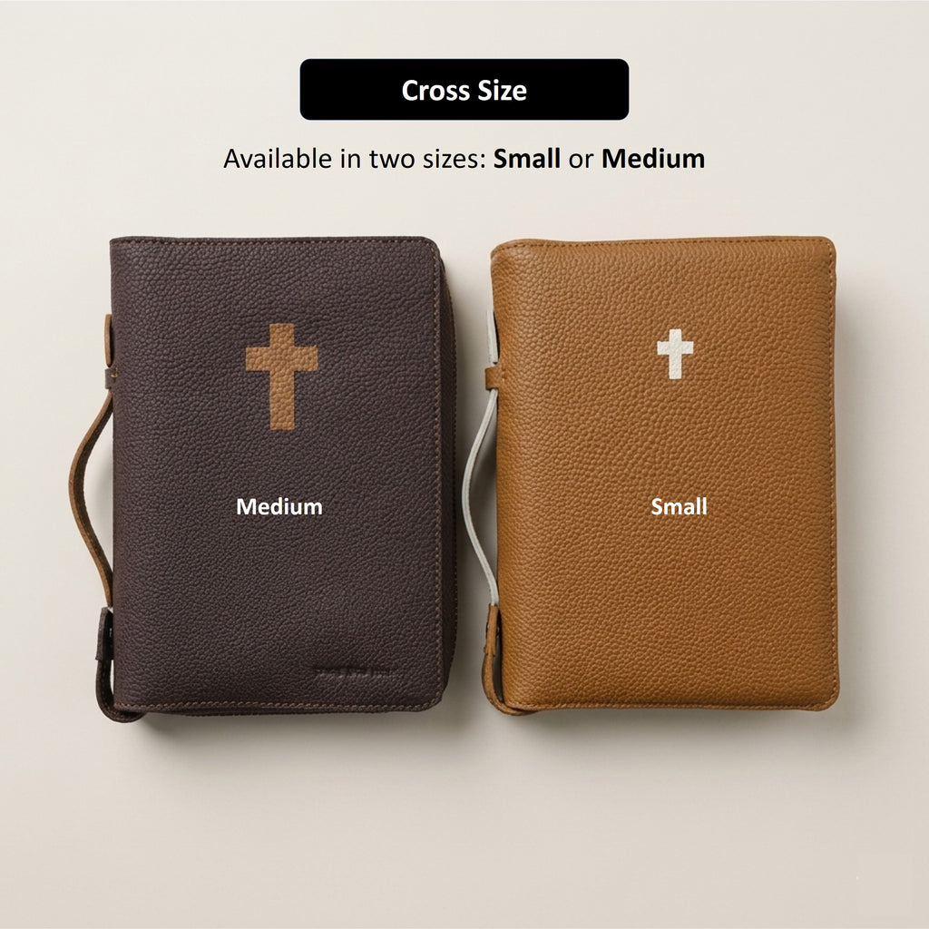 Magnetic Leather Bible Cover - German Noblessa Leather