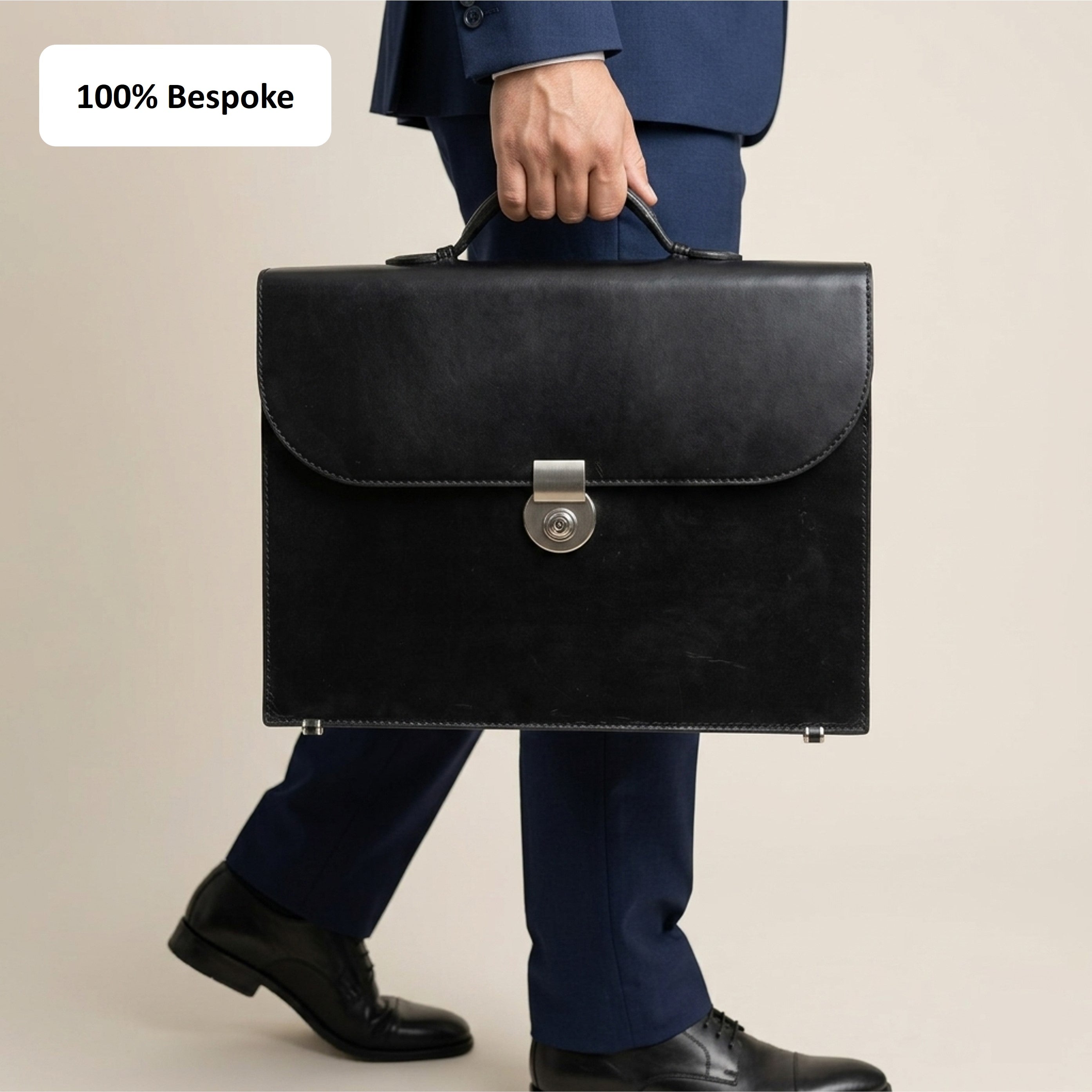 The Legacy: Bespoke Bridle Leather Briefcase
