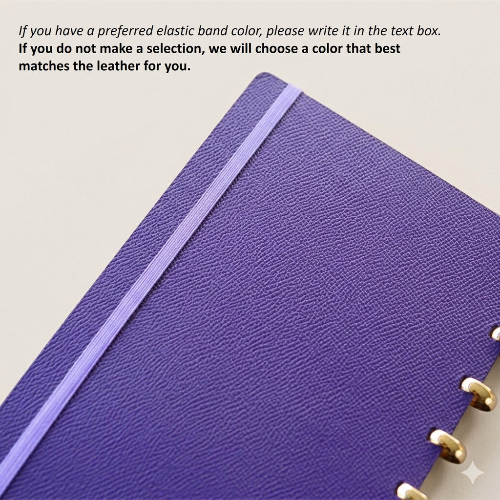 Discbound Planner in German Noblessa Leather