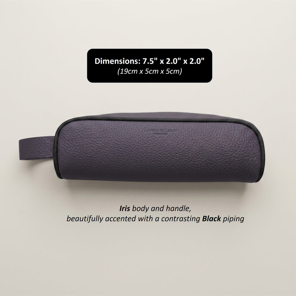 Perlinger Togo Leather Minimalist Pencil Case