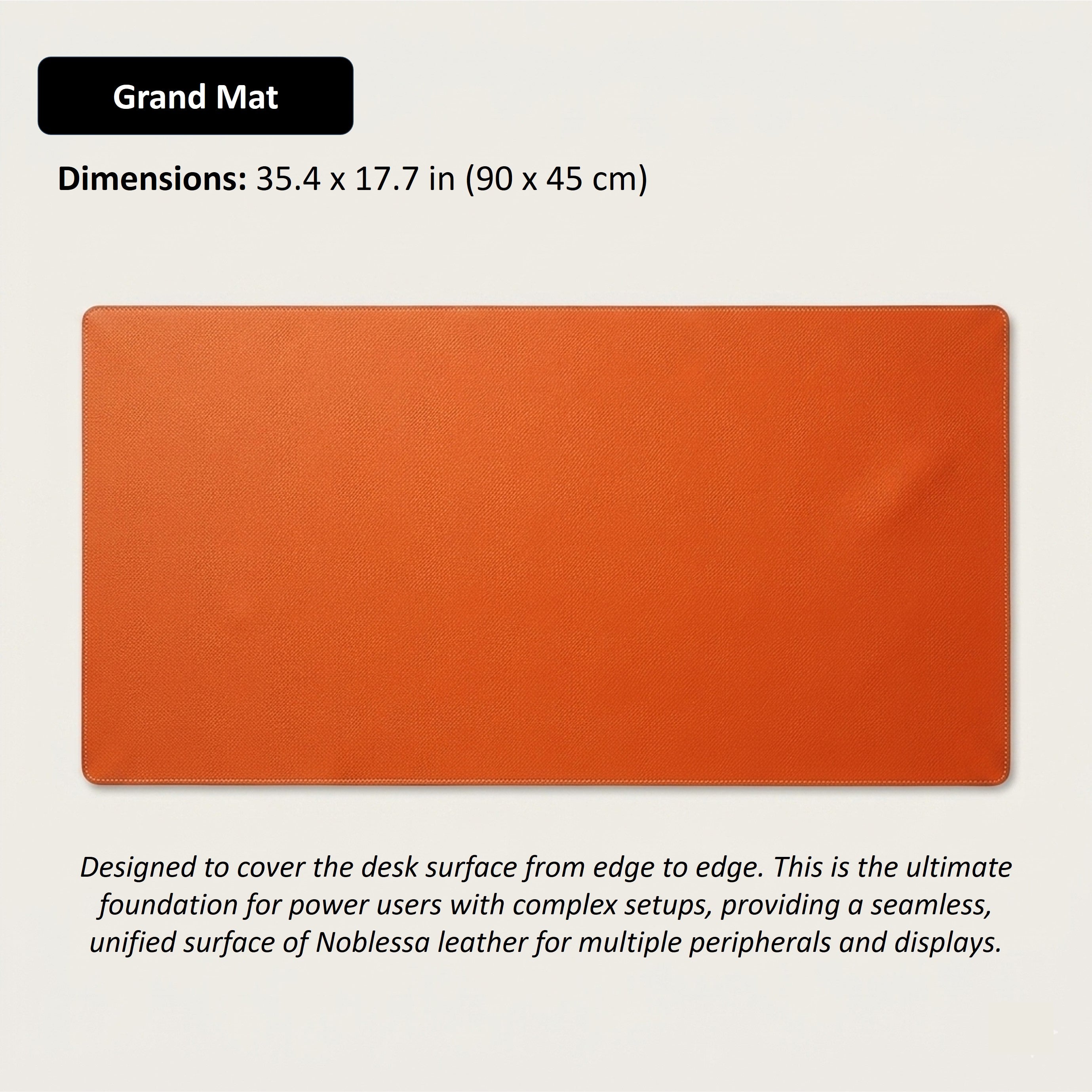The Essential 3-Piece Grand Desk Set – Perlinger Noblessa Leather