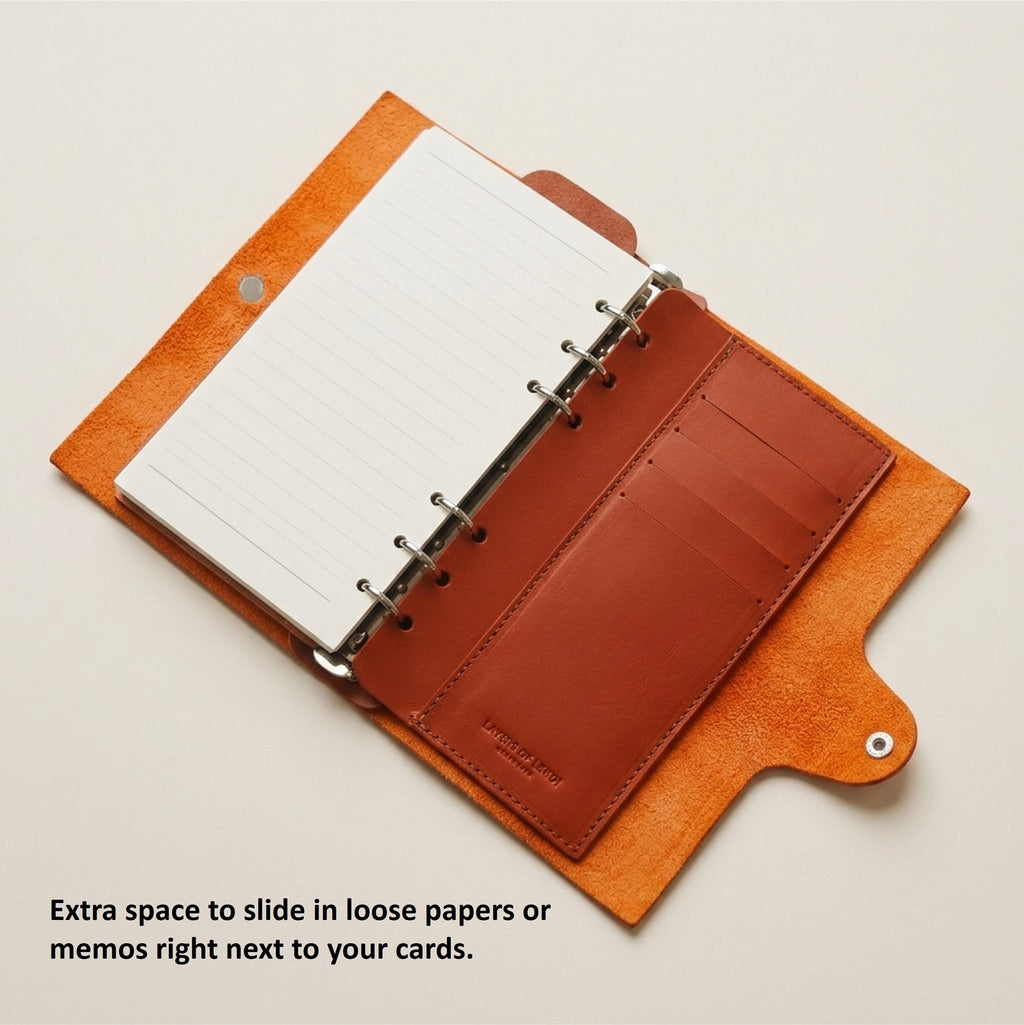 A6 Journal in German Togo Leather
