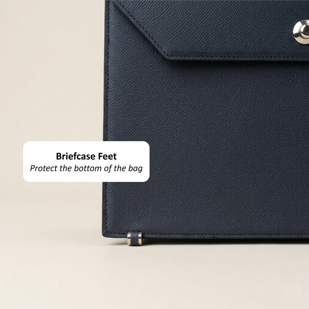 The Origin: Bespoke Noblessa Leather Briefcase with Strap