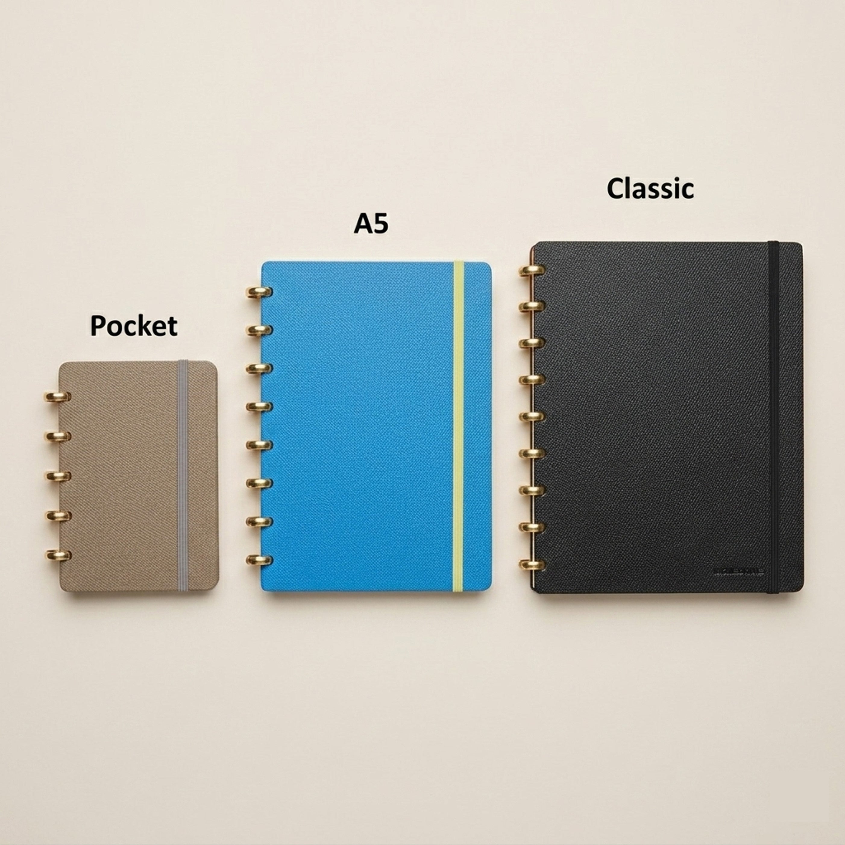 Pocket Discbound Planner in German Noblessa Leather