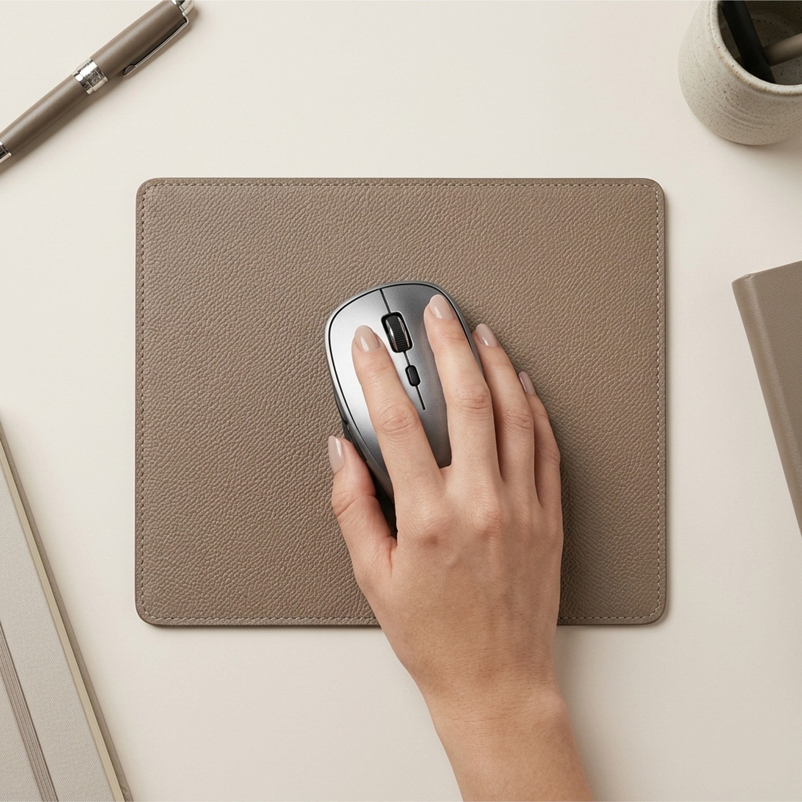 German Noblessa Leather Mouse Pad
