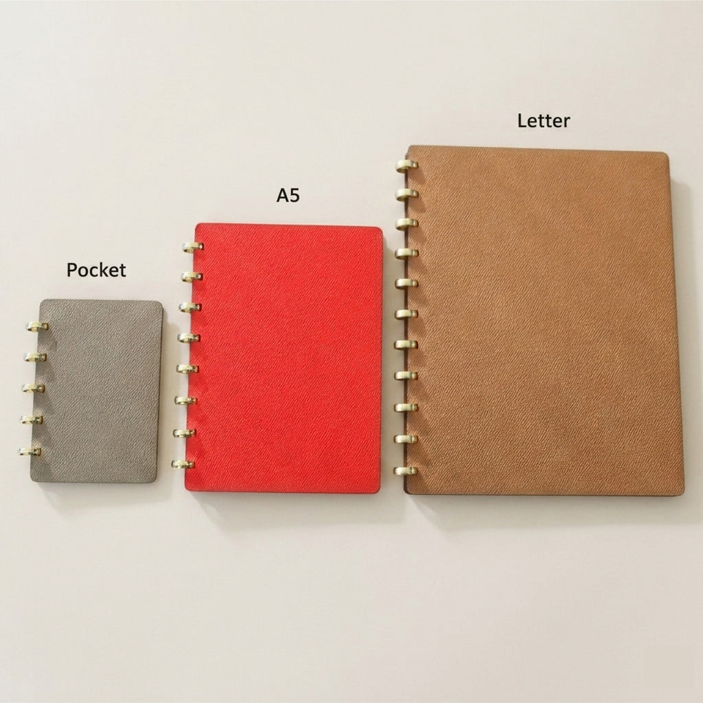 「INSIGHT」Edition Discbound Planner in German Noblessa Leather