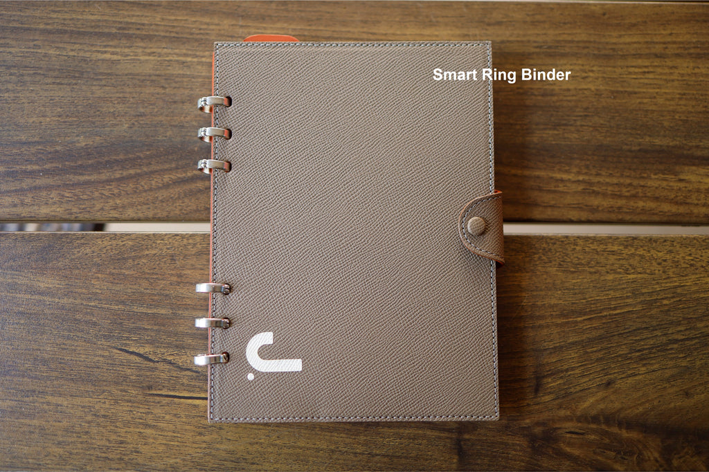 Smart Ring Binder (German Noblessa Leather)
