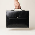 The Origin: Bespoke Bridle Leather Briefcase