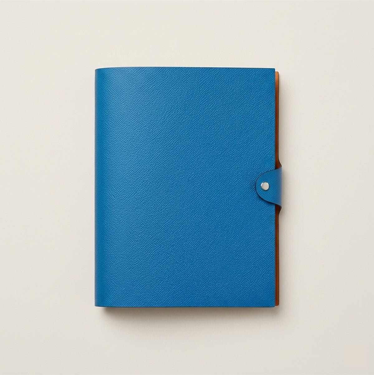 B5 Ring Journal Cover in German Noblessa Leather personalization preview