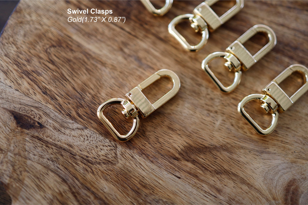 Swivel Clasps (Gold, 1.73” X 0.87”)
