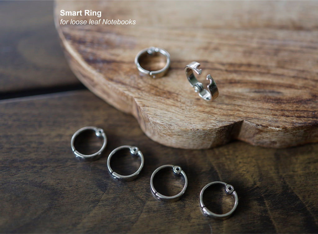 Smart Rings for Loose leaf Notebooks
