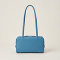 Sky Blue Keywest Bag 25 in Perlinger Shrunken Calf leather, front view