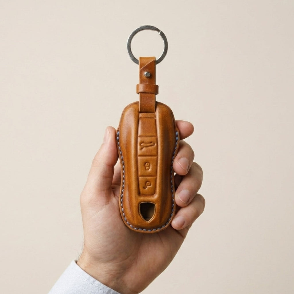 Porsche Key Fob Case | Shinki Shell Cordovan