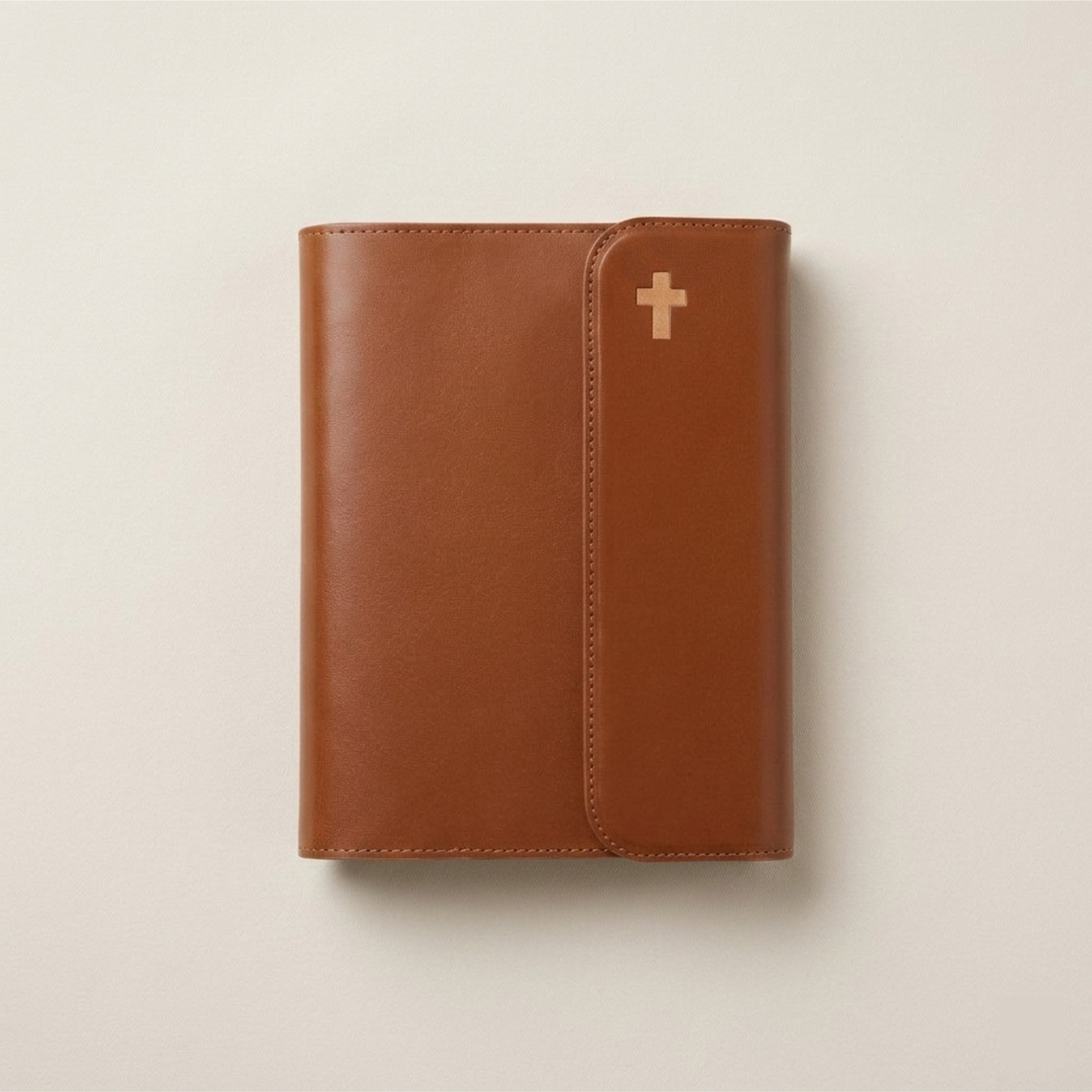 Snap Leather Bible Cover - Italian Walpier Vacchetta