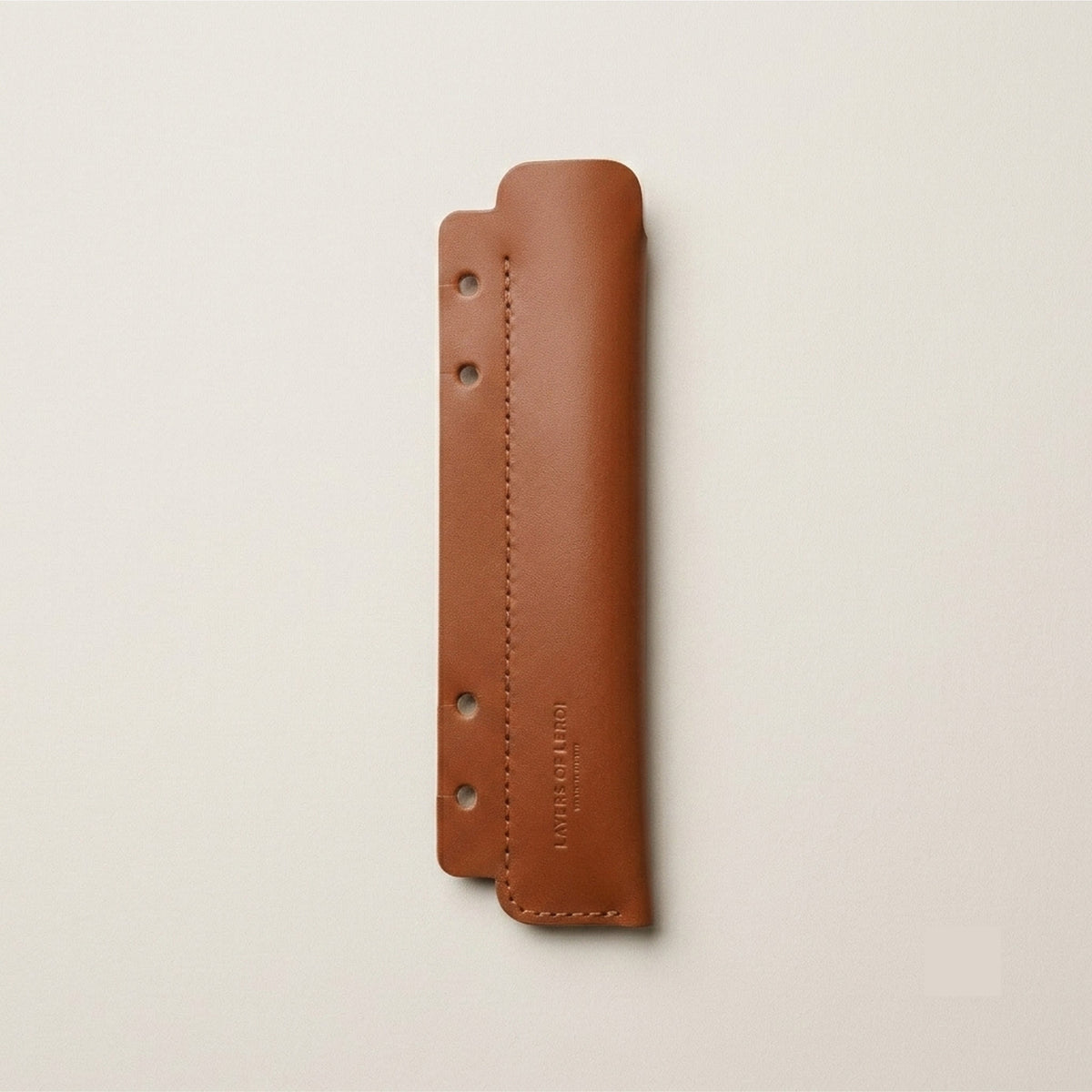 Ring Journal Pen Sleeve | Italian Vacchetta Leather Add-On