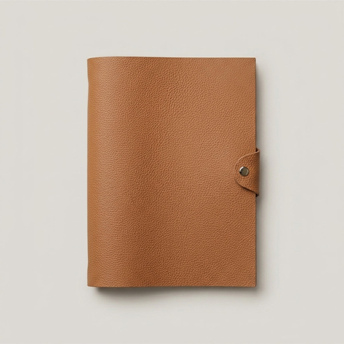 A5 Six-Ring Journal Cover in German Togo Leather personalization preview