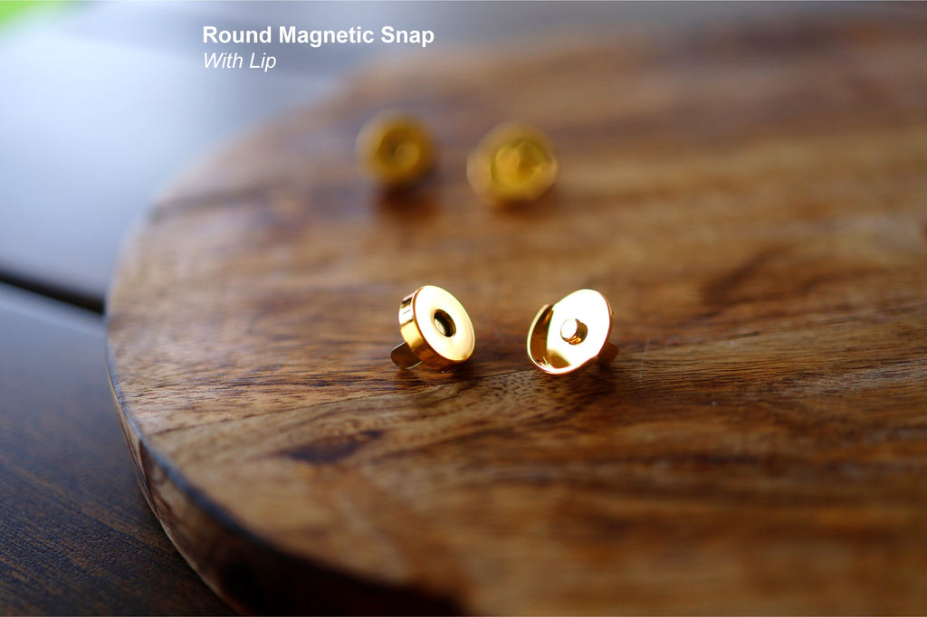 Round Magnetic Snap With Lip