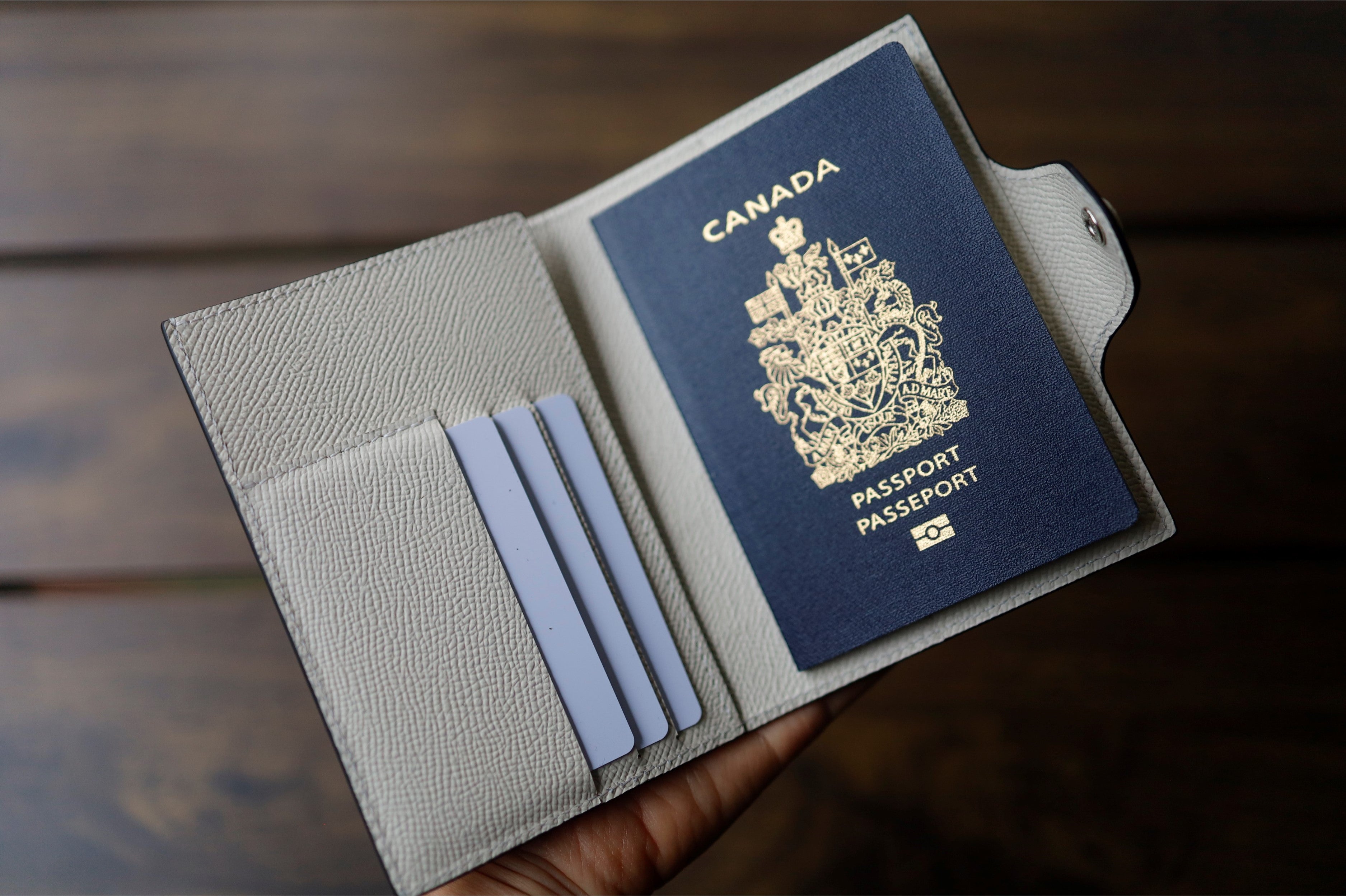 Aeris Passport Cover in German Noblessa Leather