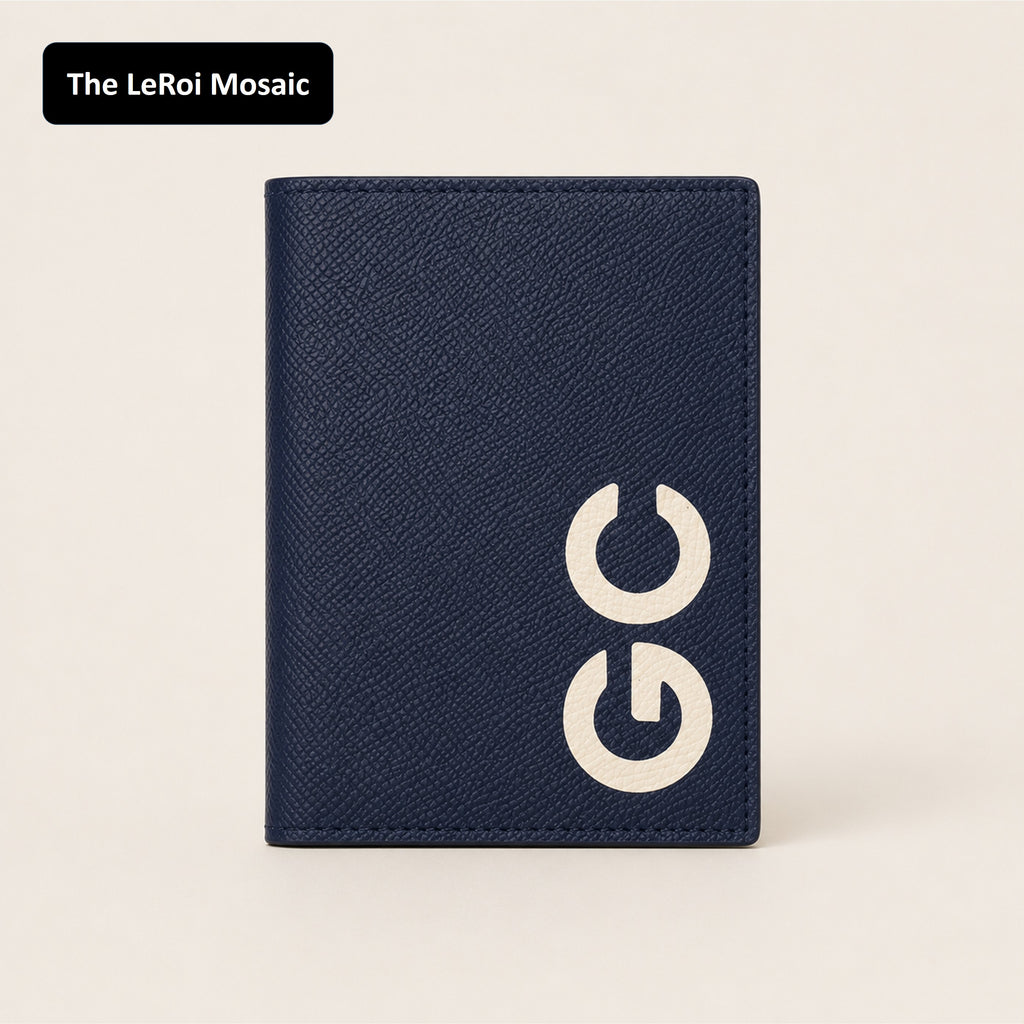 German Noblessa Leather Passport Cover (Mosaic Edition)