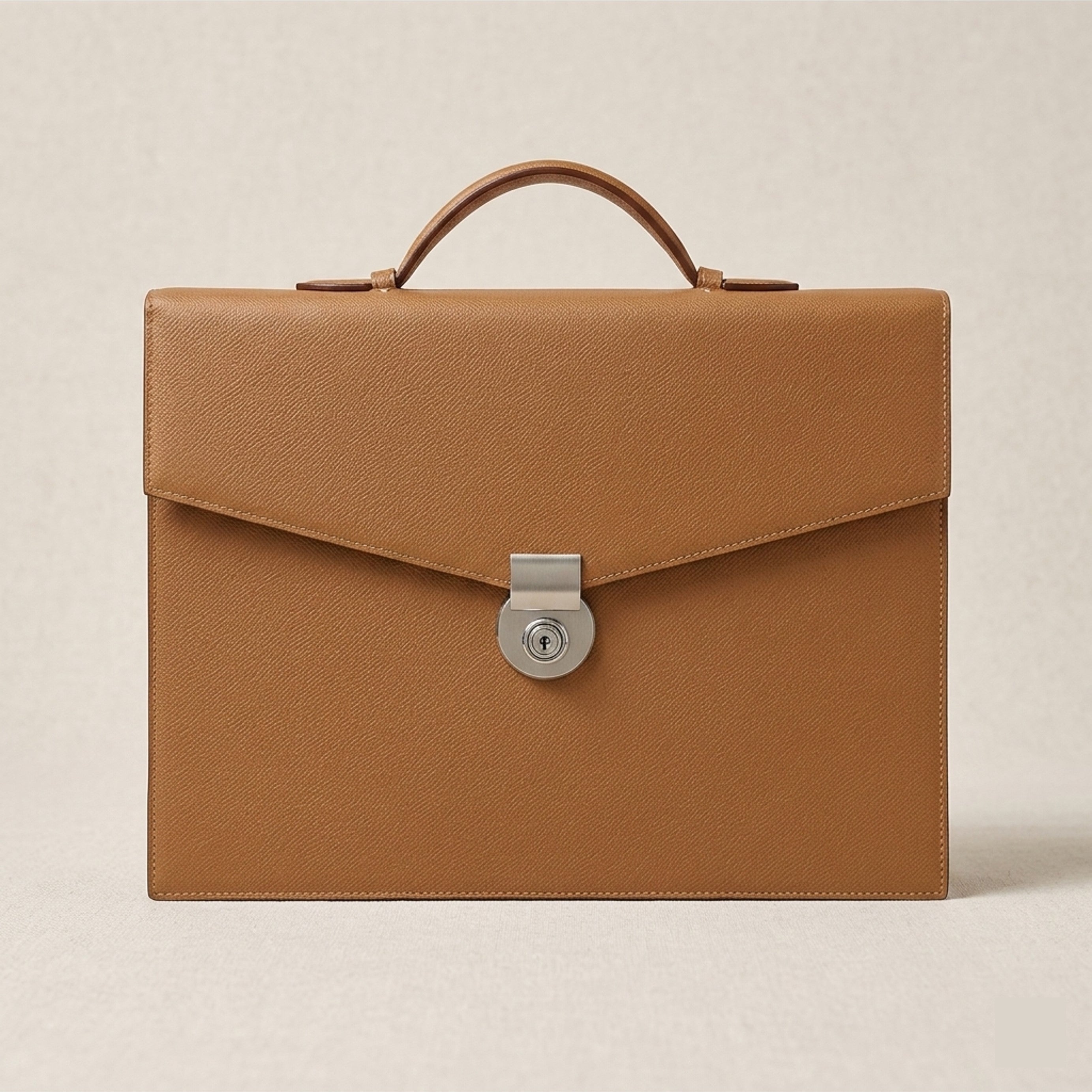 The Vertex: Bespoke Noblessa Leather Briefcase