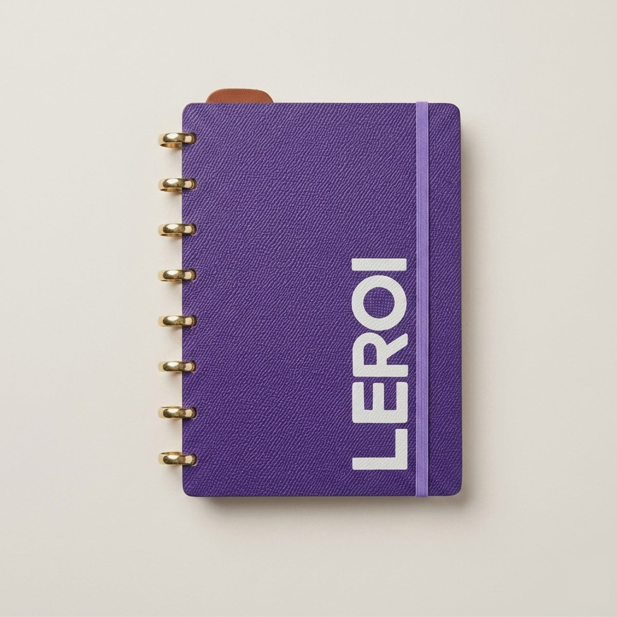 Signature Edition Discbound Planner in German Noblessa Leather personalization preview