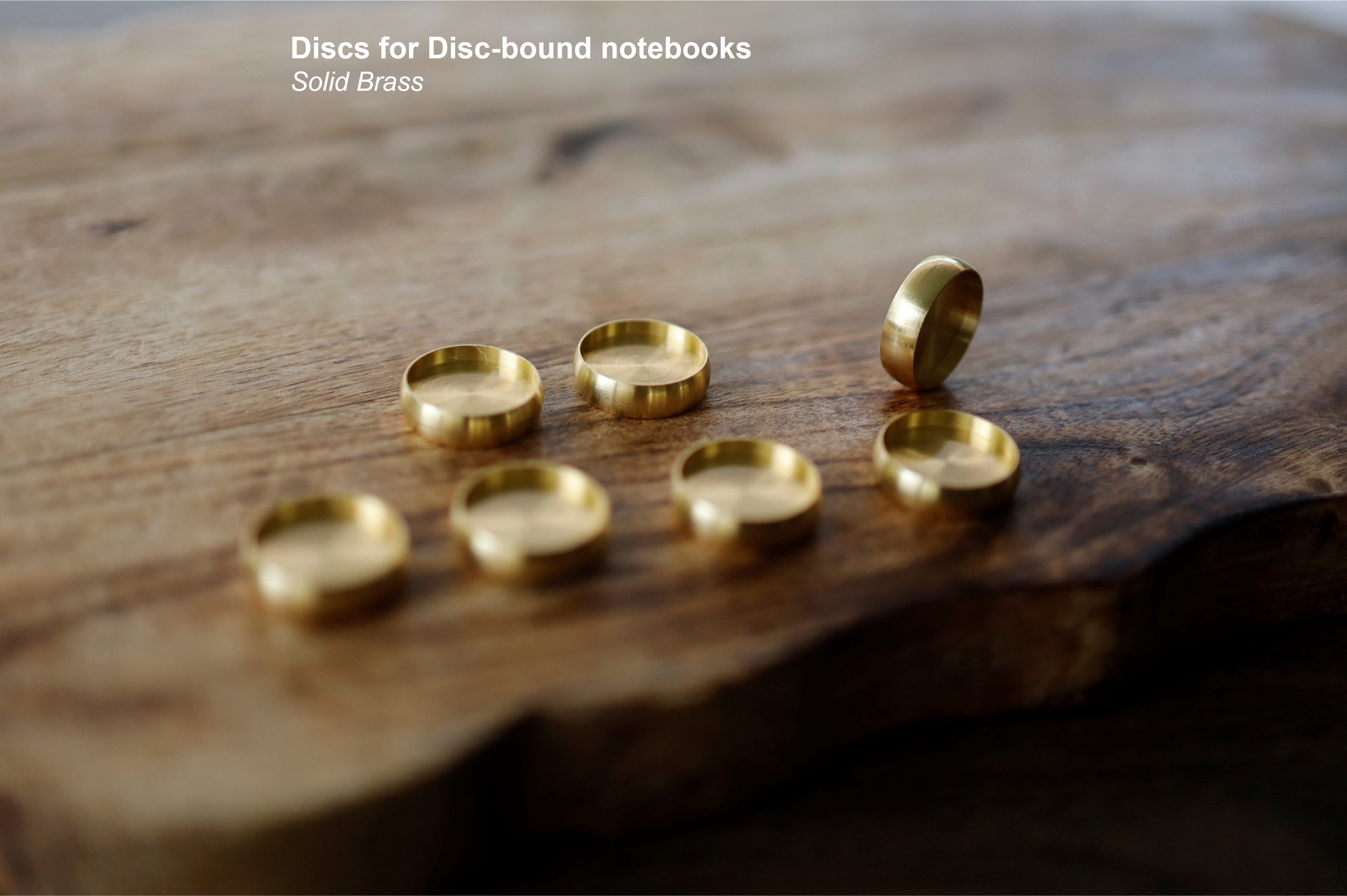 Discs for Disc-bound Notebooks (Solid Brass)