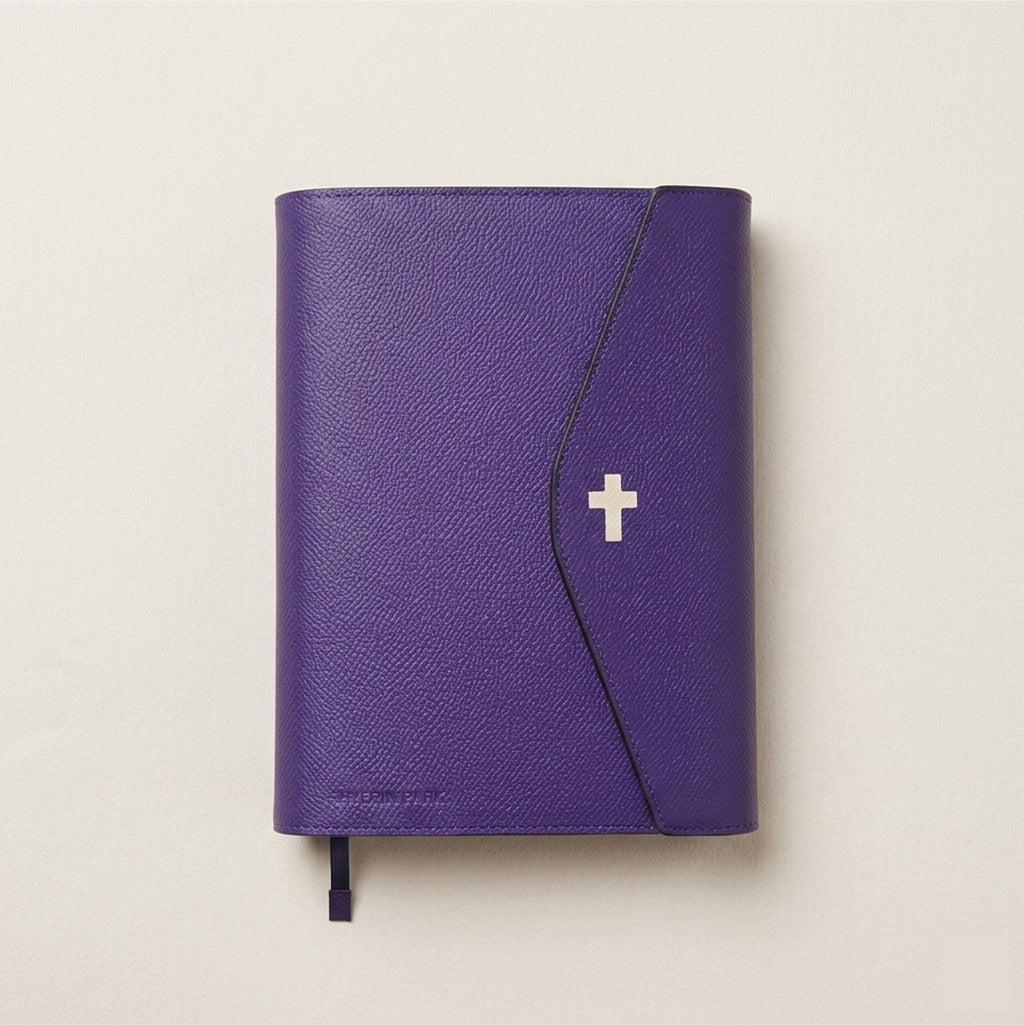 Magnetic Leather Bible Cover - German Noblessa Leather