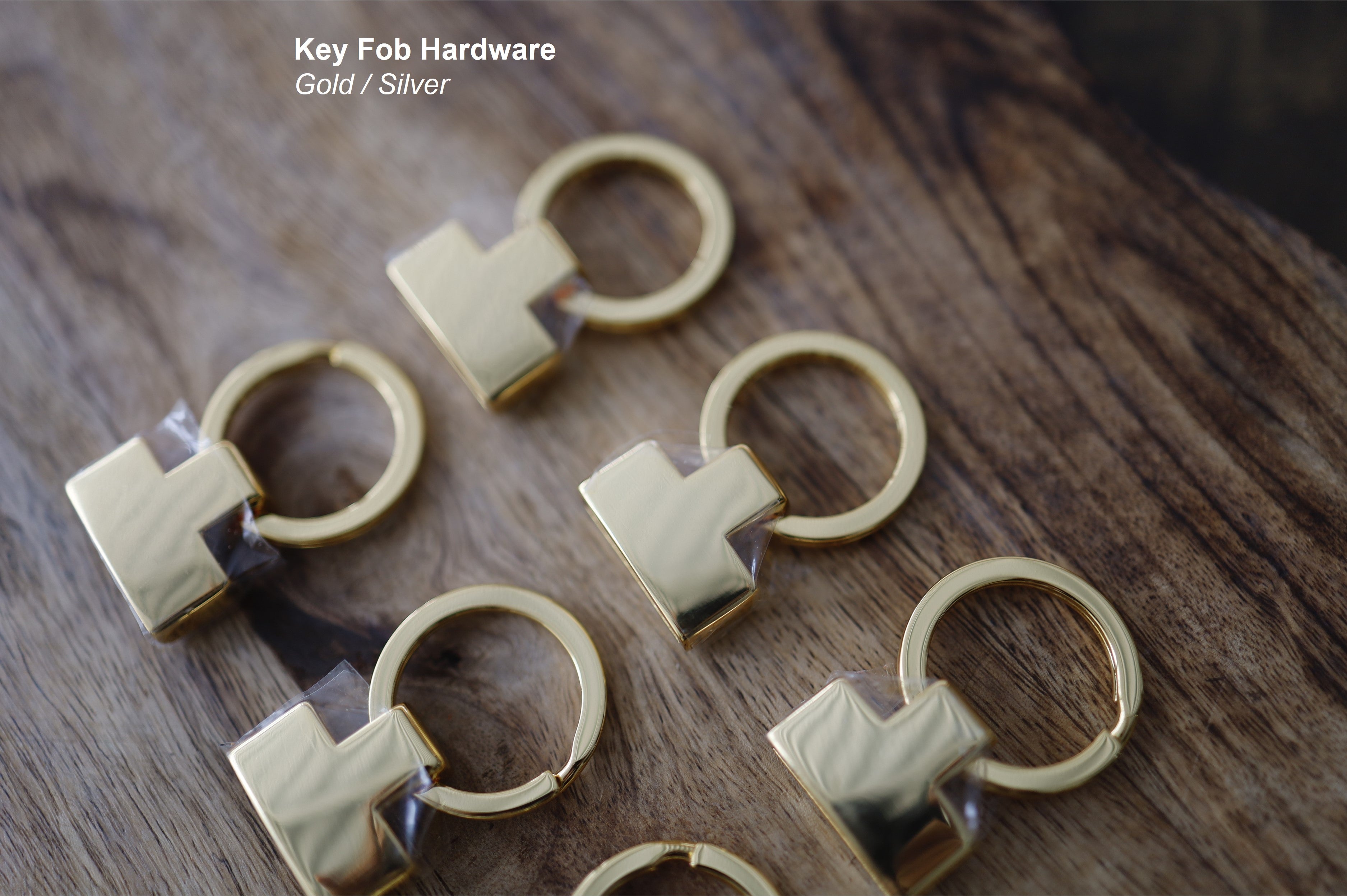 Key Fob Hardware (Gold/Silver)